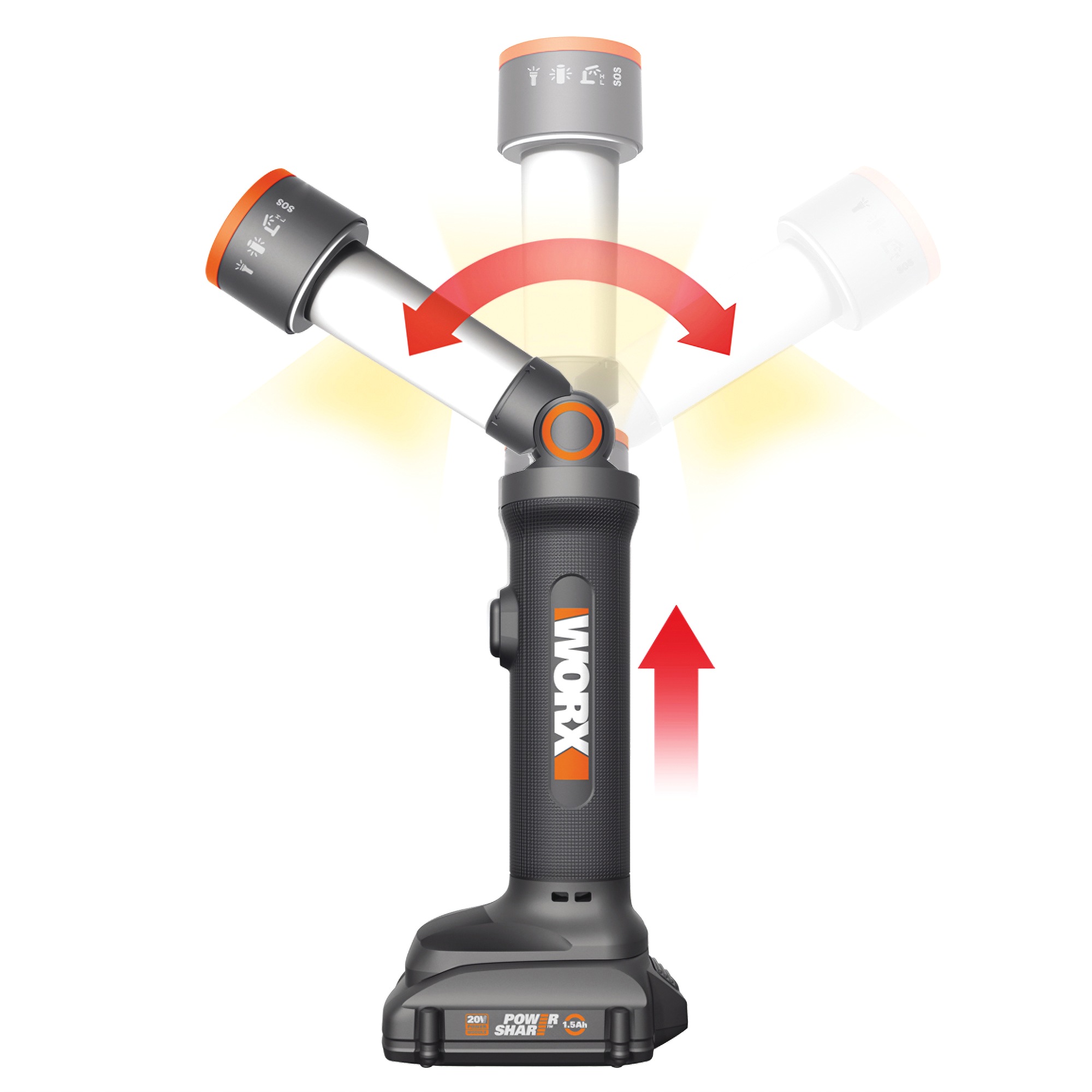 Worx 20V Multi-Function LED Flashlight
