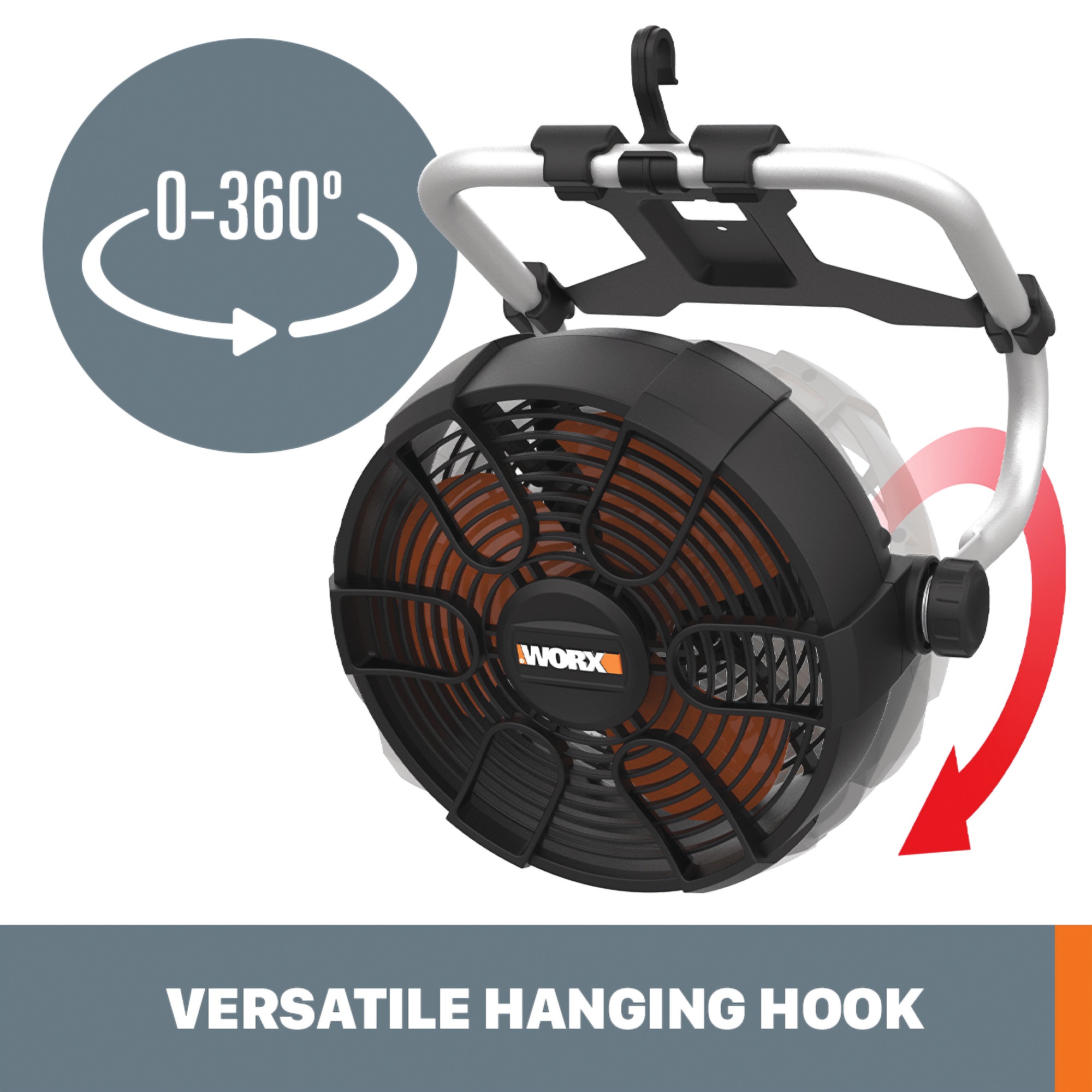Worx 20V Cordless Worksite Fan (Tool Only)