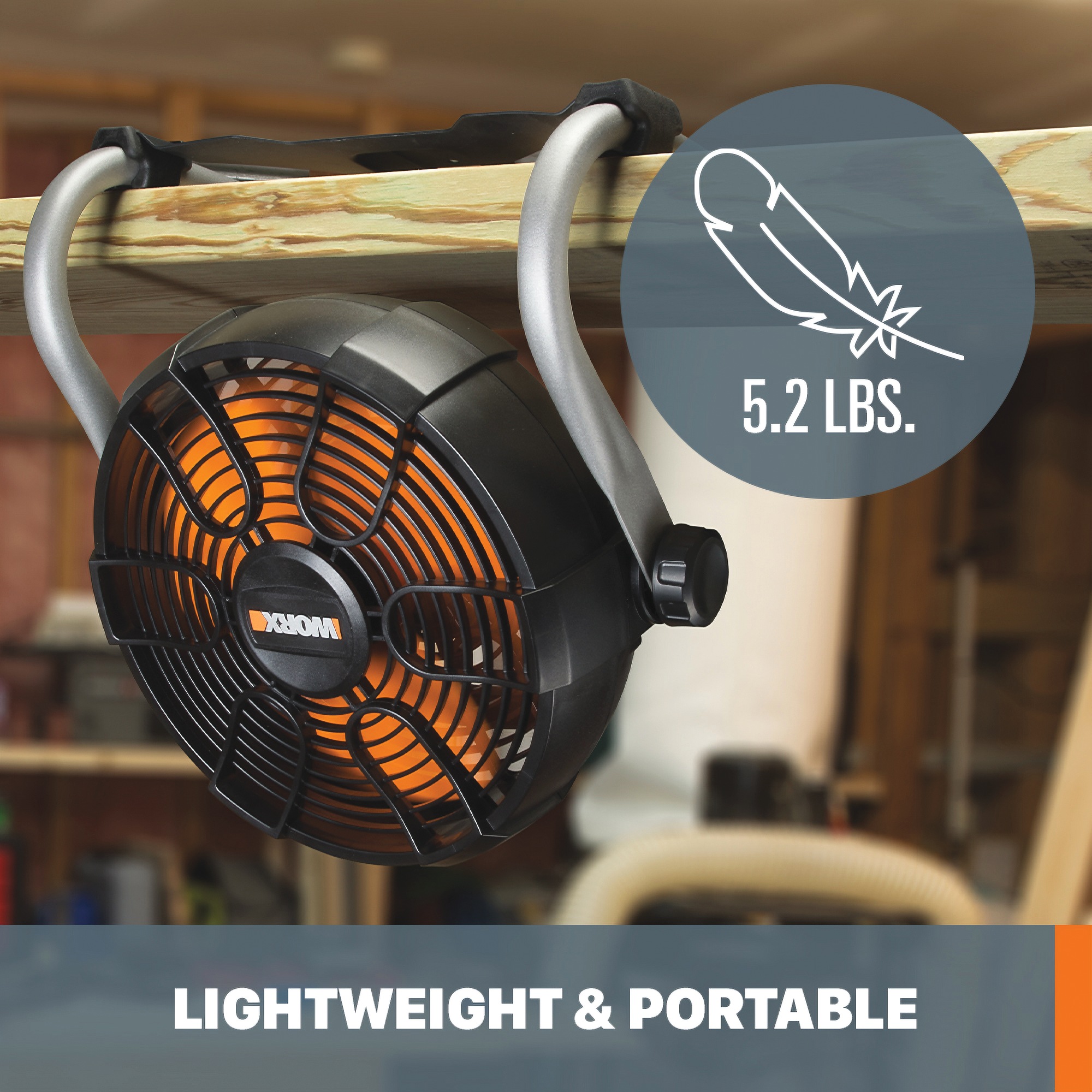 Worx 20V Cordless Worksite Fan (Tool Only)