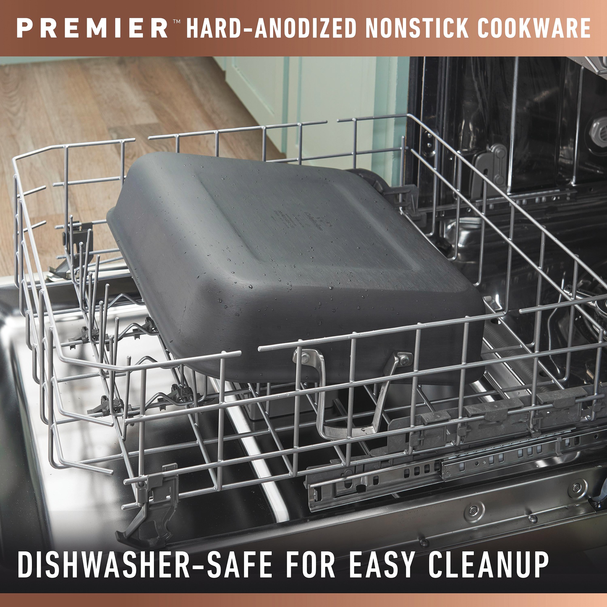 Calphalon Hard-Anodized 16" Roasting Pan with Rack 4 Calphalon Hard-Anodized 16" Roasting Pan with Rack