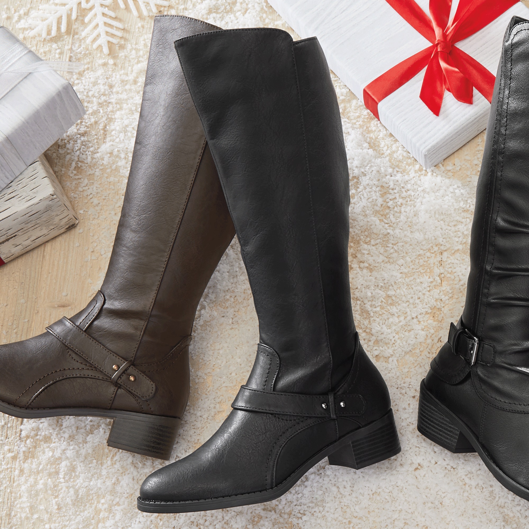 Easy Street Jewel Double Zip Boot