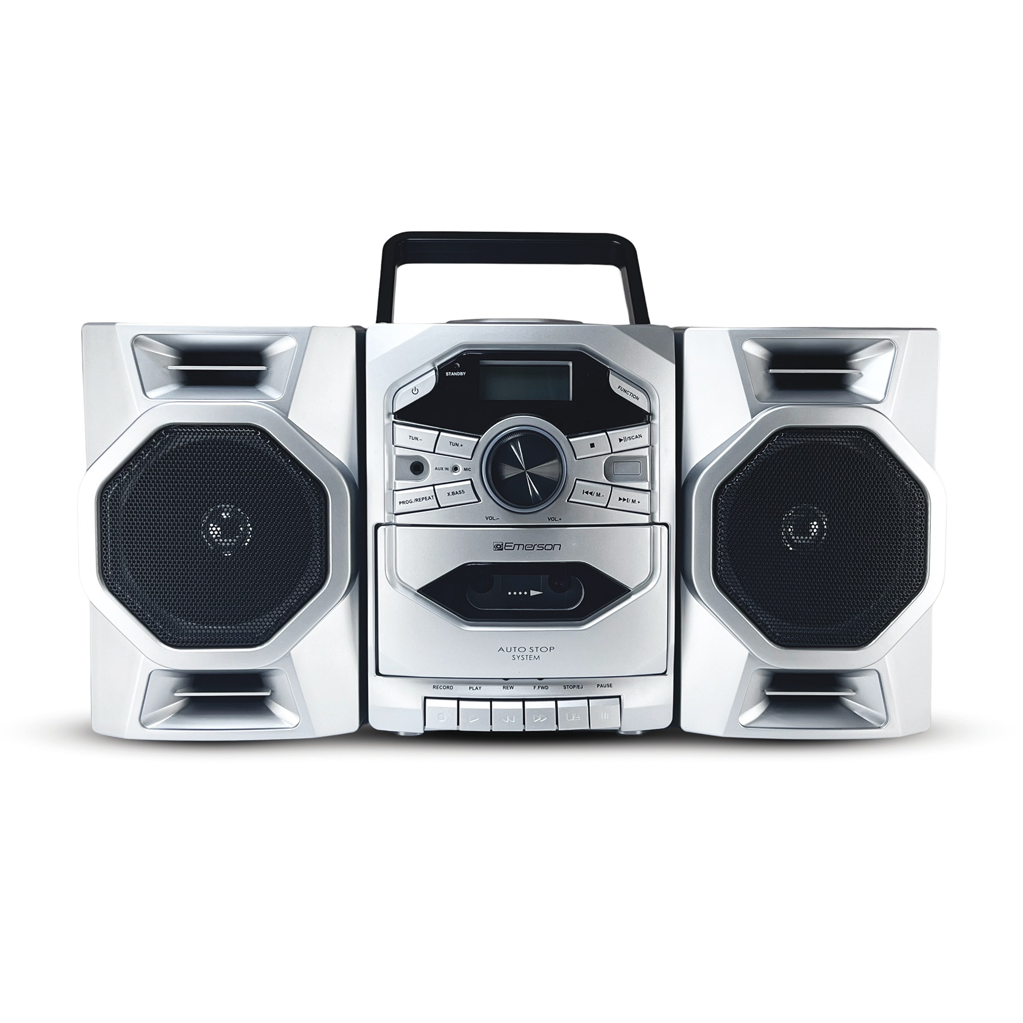 Emerson Portable CD/Cassette Stereo Boom Box 4 Emerson Portable CD/Cassette Stereo Boom Box