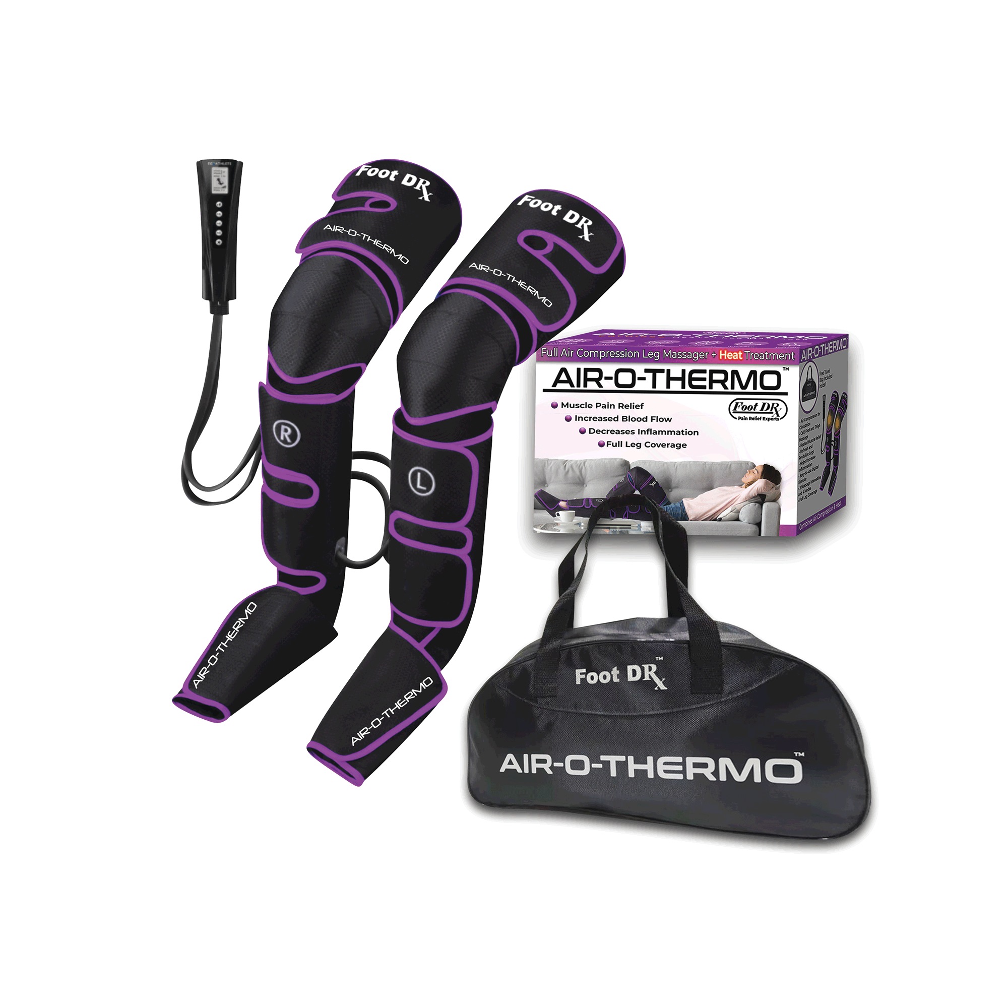Air-O-Thermo Cordless Heated Leg Massager