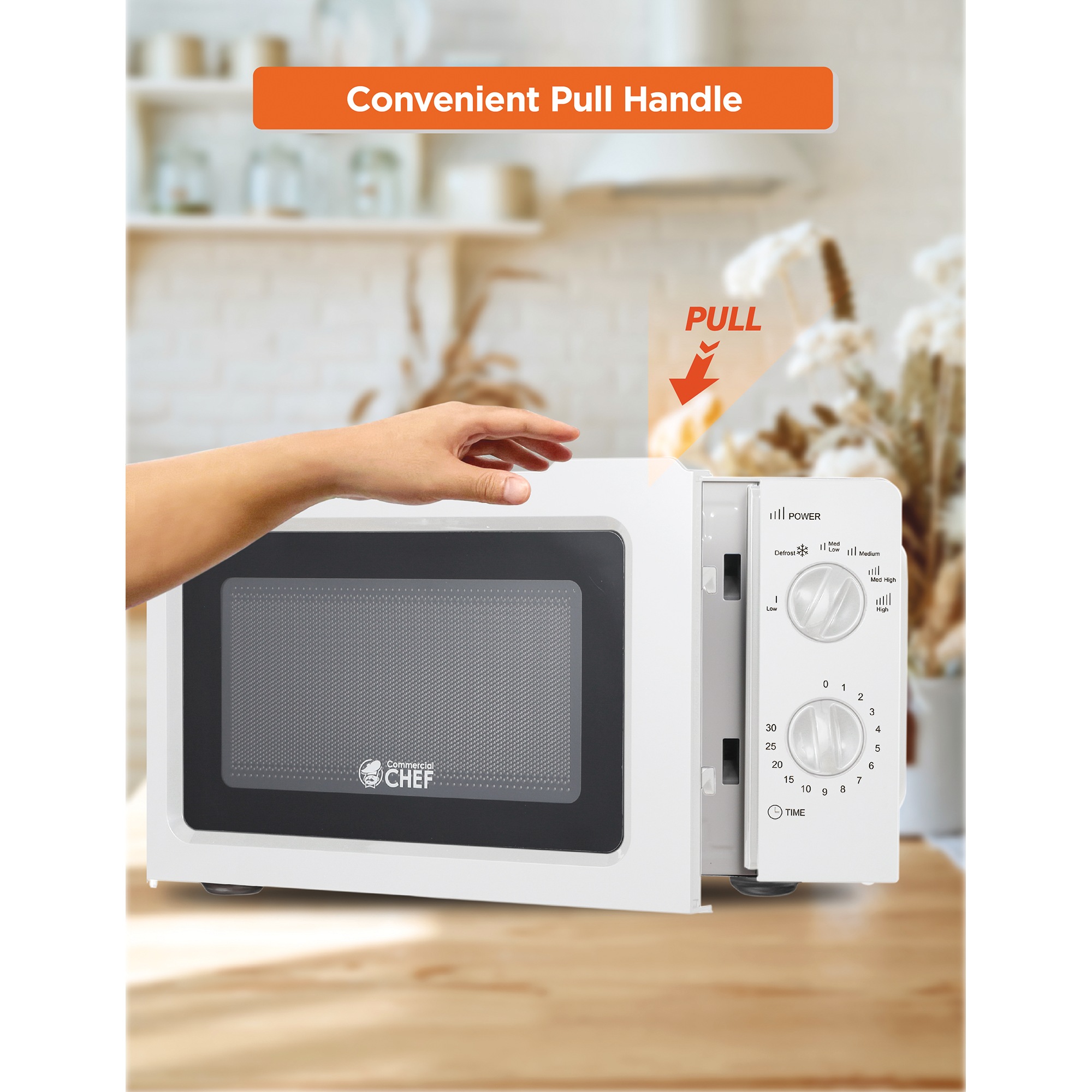 Commercial Chef 0.6 cu. ft. Microwave 10 Commercial Chef 0.6 cu. ft. Microwave