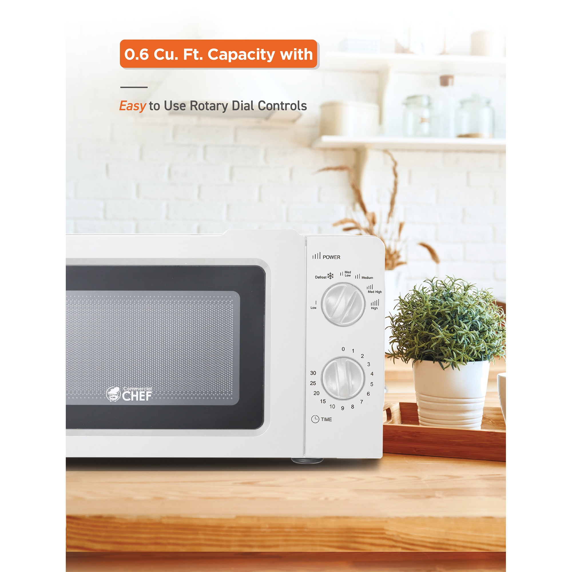 Commercial Chef 0.6 cu. ft. Microwave 13 Commercial Chef 0.6 cu. ft. Microwave