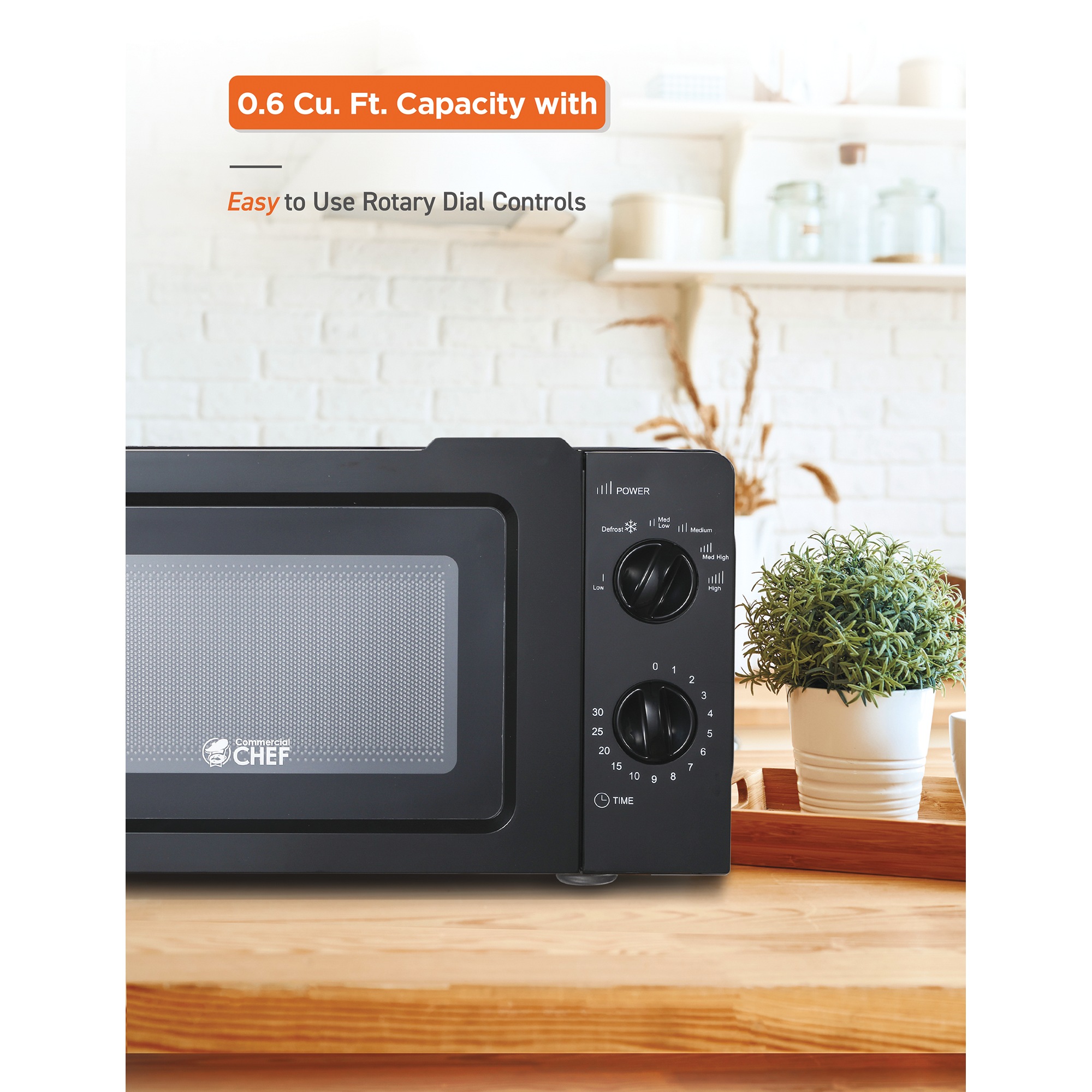 Commercial Chef 0.6 cu. ft. Microwave 5 Commercial Chef 0.6 cu. ft. Microwave