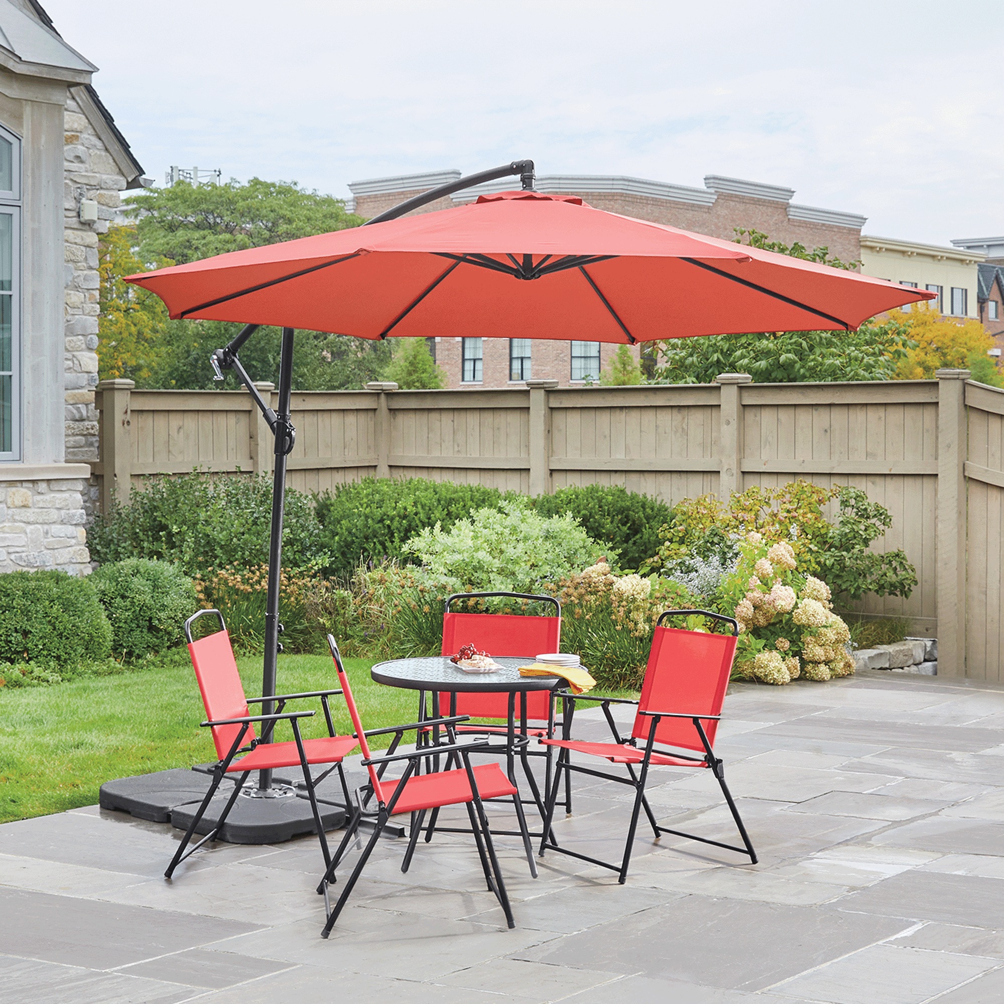 10' Offset Umbrella 4 10' Offset Umbrella