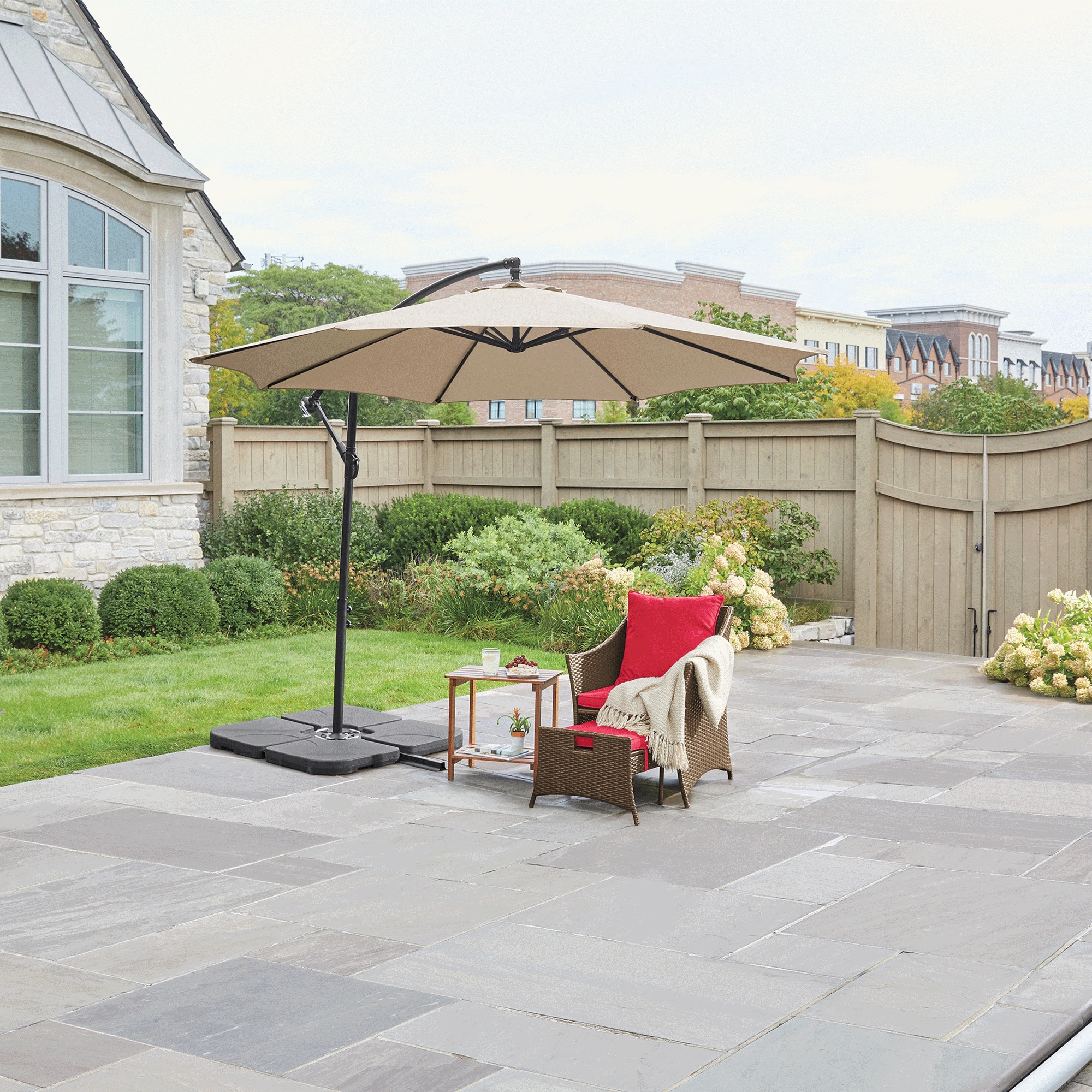 10' Offset Umbrella 8 10' Offset Umbrella