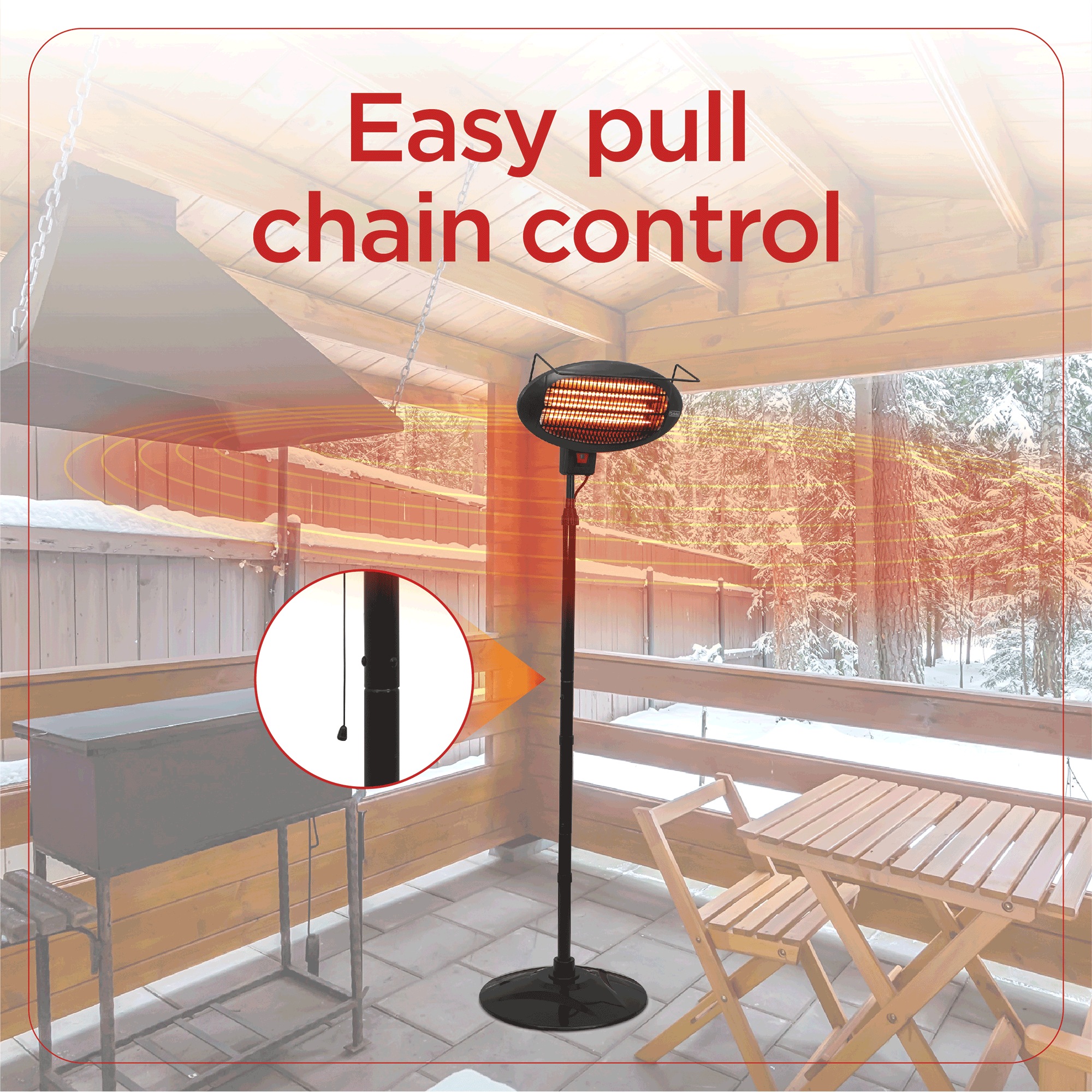 BLACK+DECKER Outdoor Garage/Patio Electric Heater 5 BLACK+DECKER Outdoor Garage/Patio Electric Heater