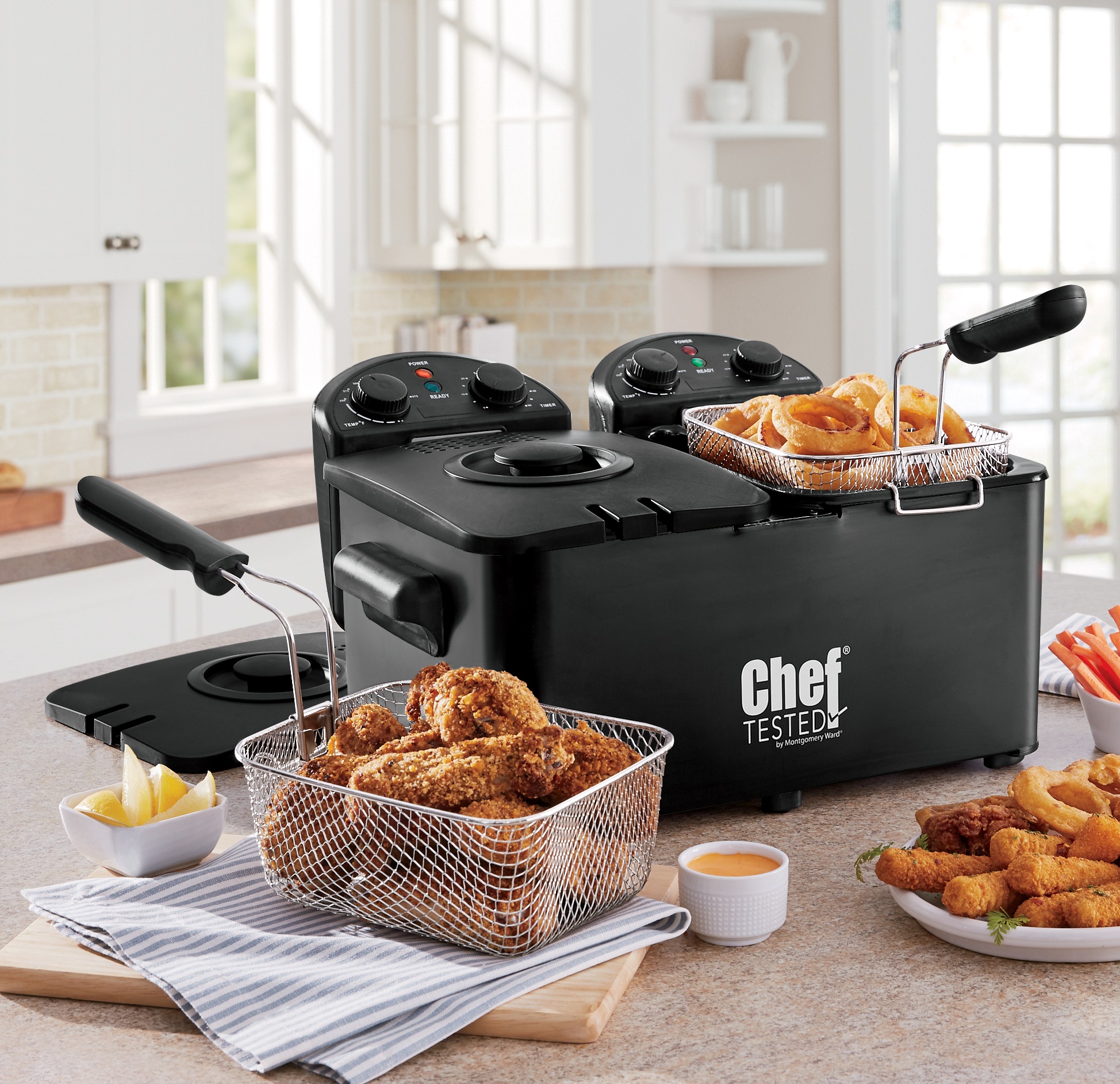Chef Tested Double Tank Deep Fryer by Wards