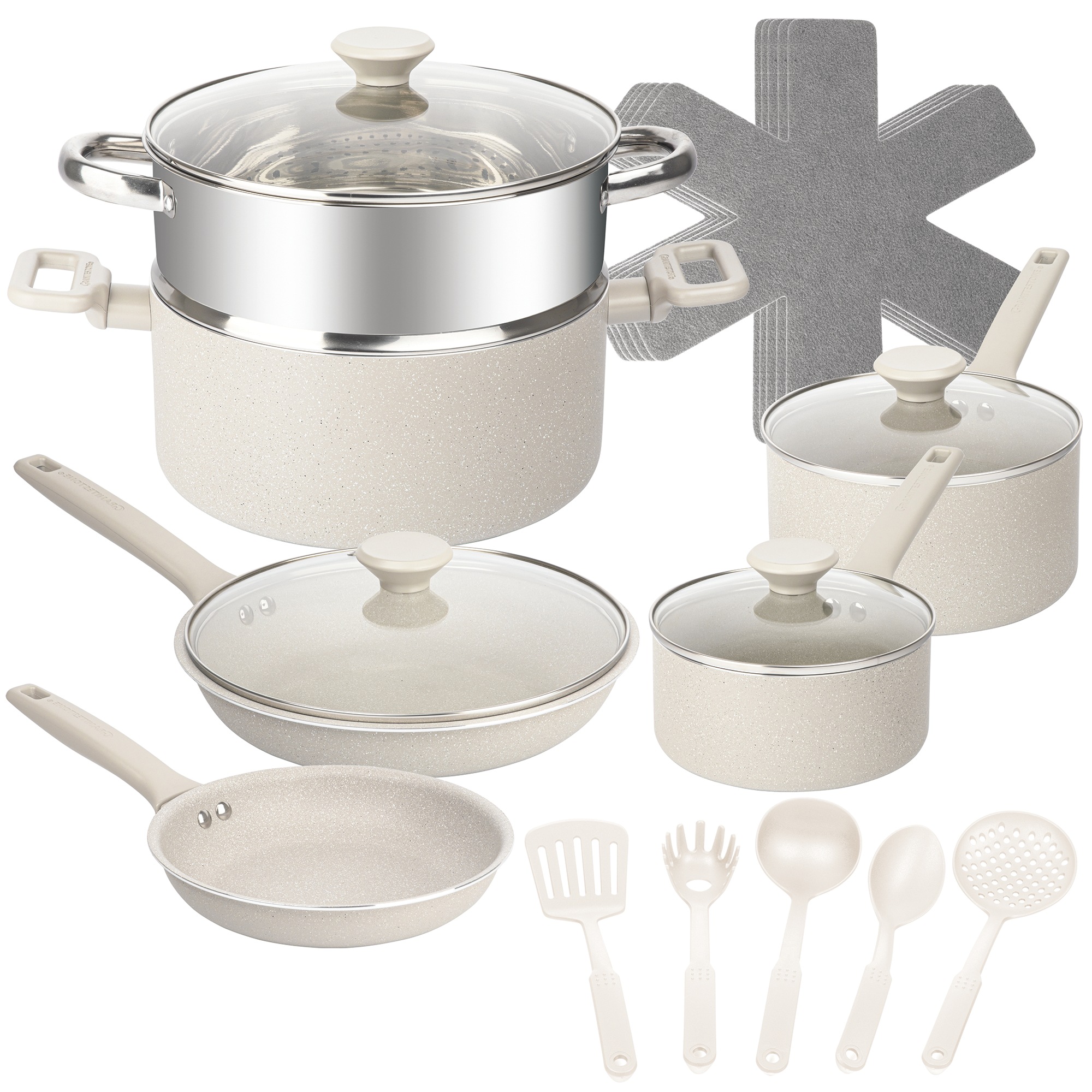 20-Piece Granitestone Desert Cookware Set