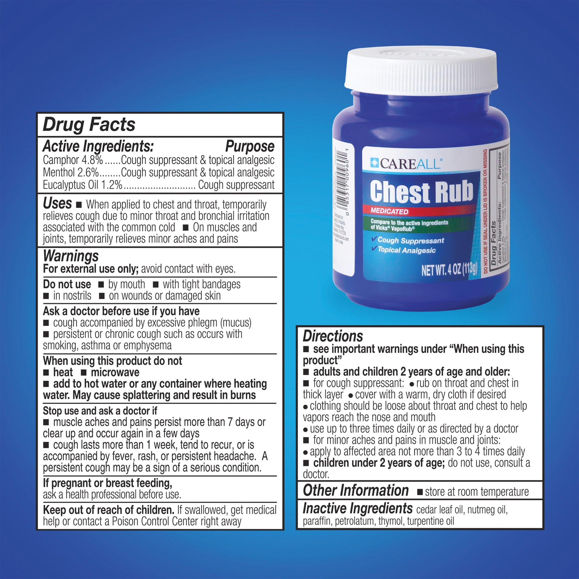 Medicated Chest Rub 3 Medicated Chest Rub