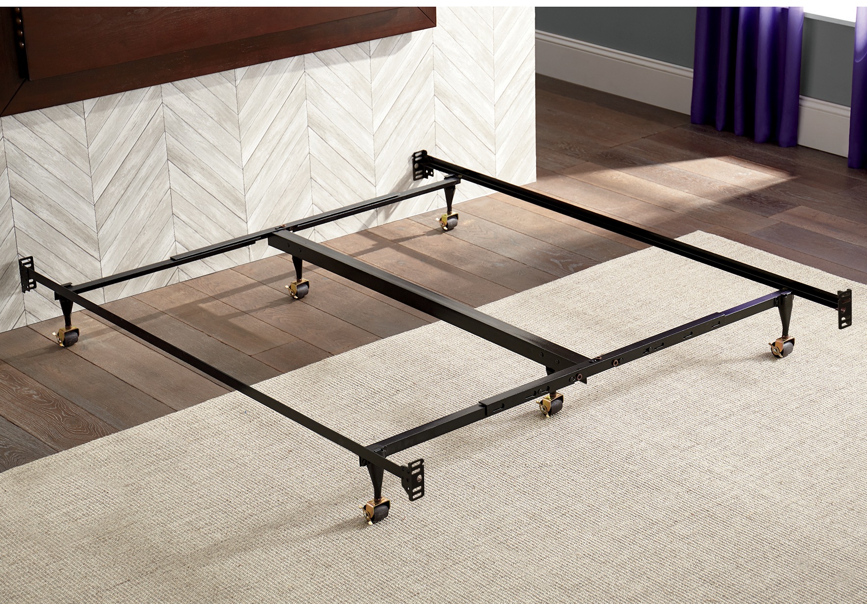 Headboard & Footboard Bed Rails - Queen/King