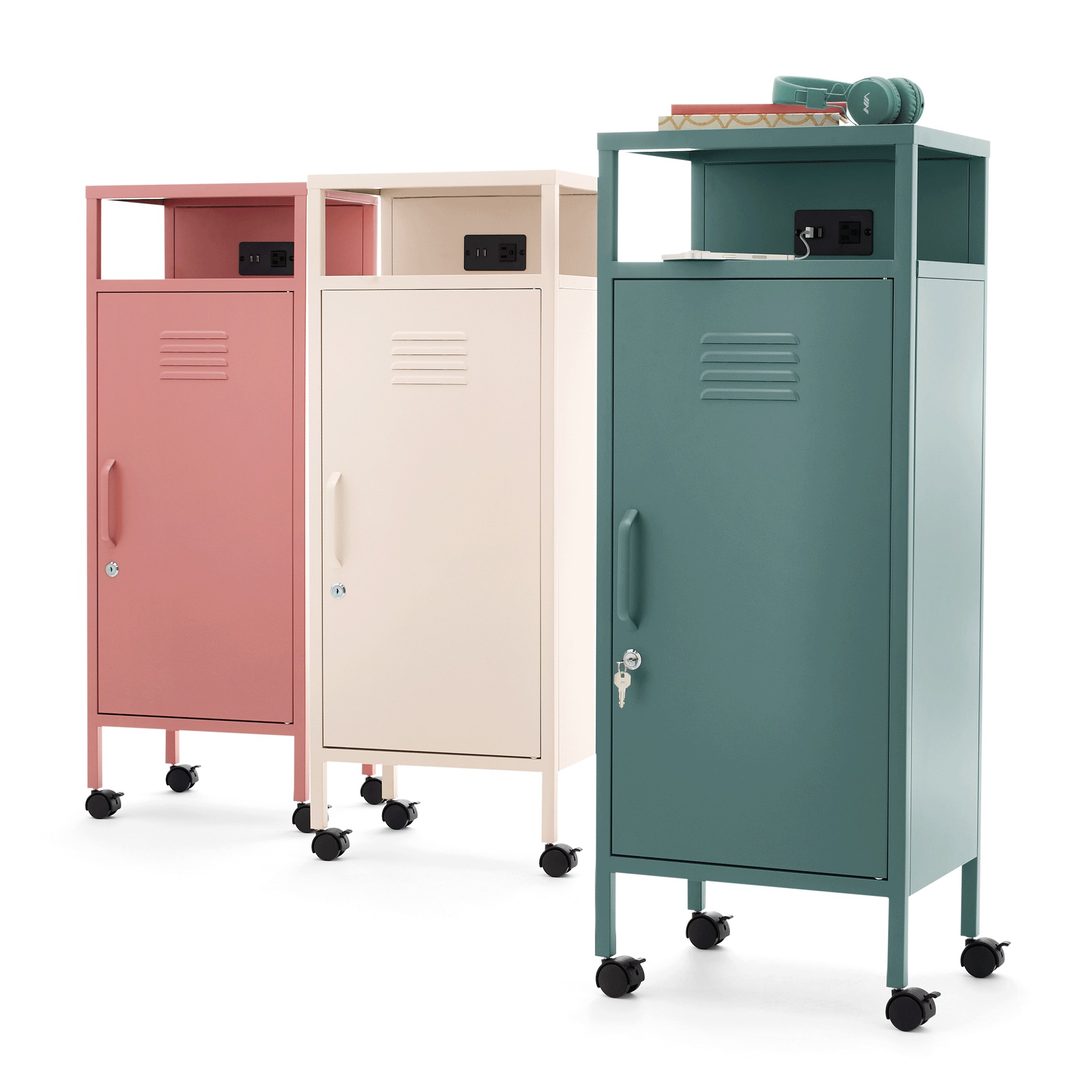 Cache Powered Metal Locker