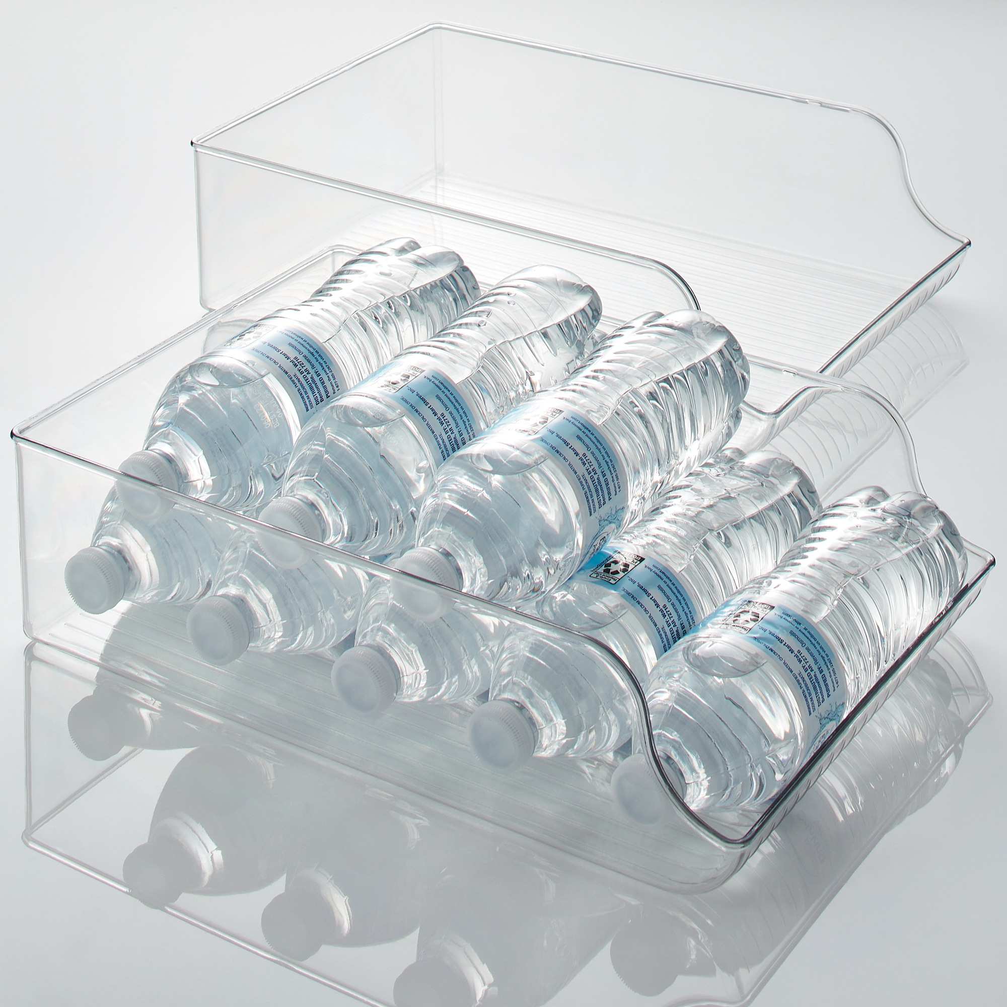 Set Of 2 Bottle Storage Bins