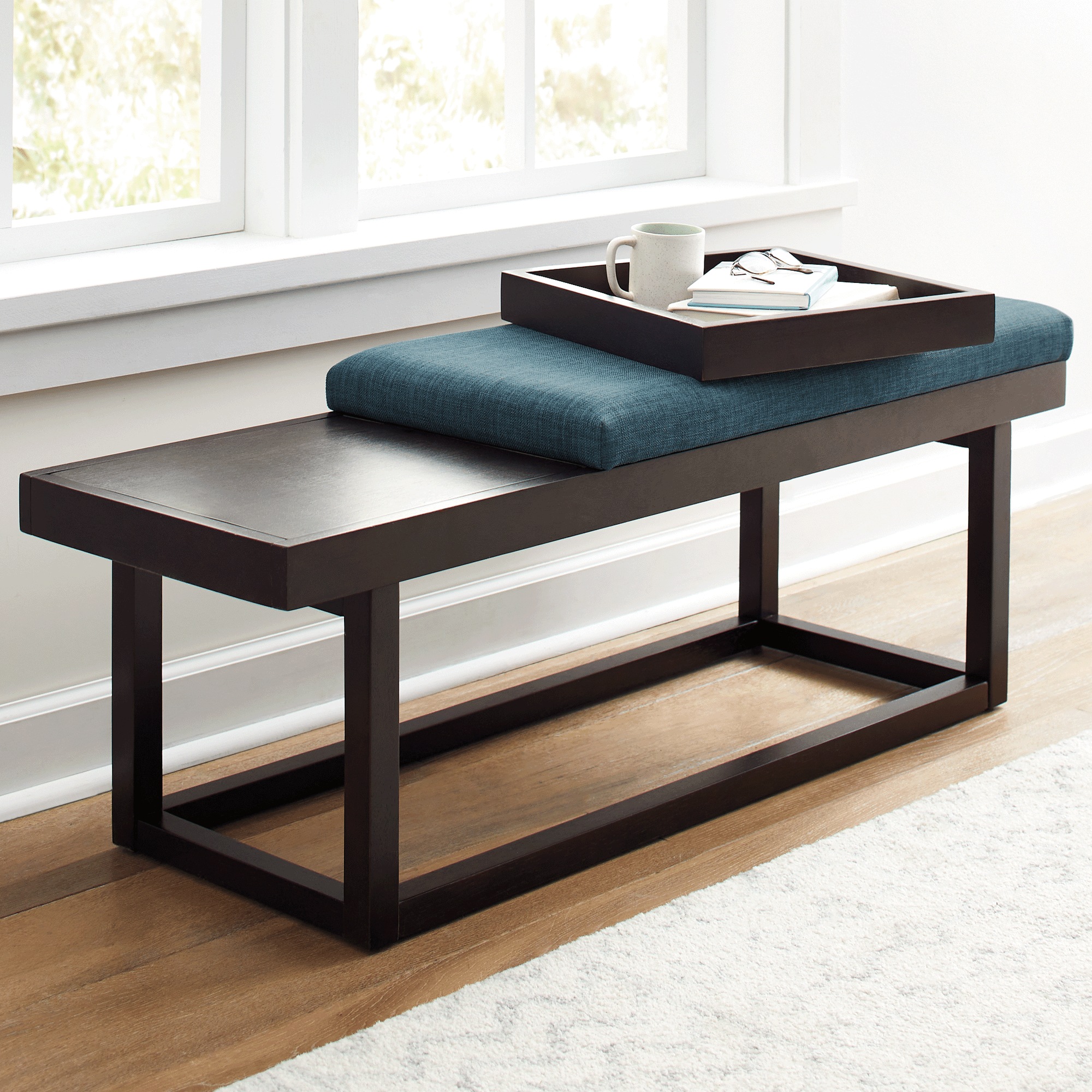 Bench with Side Tray