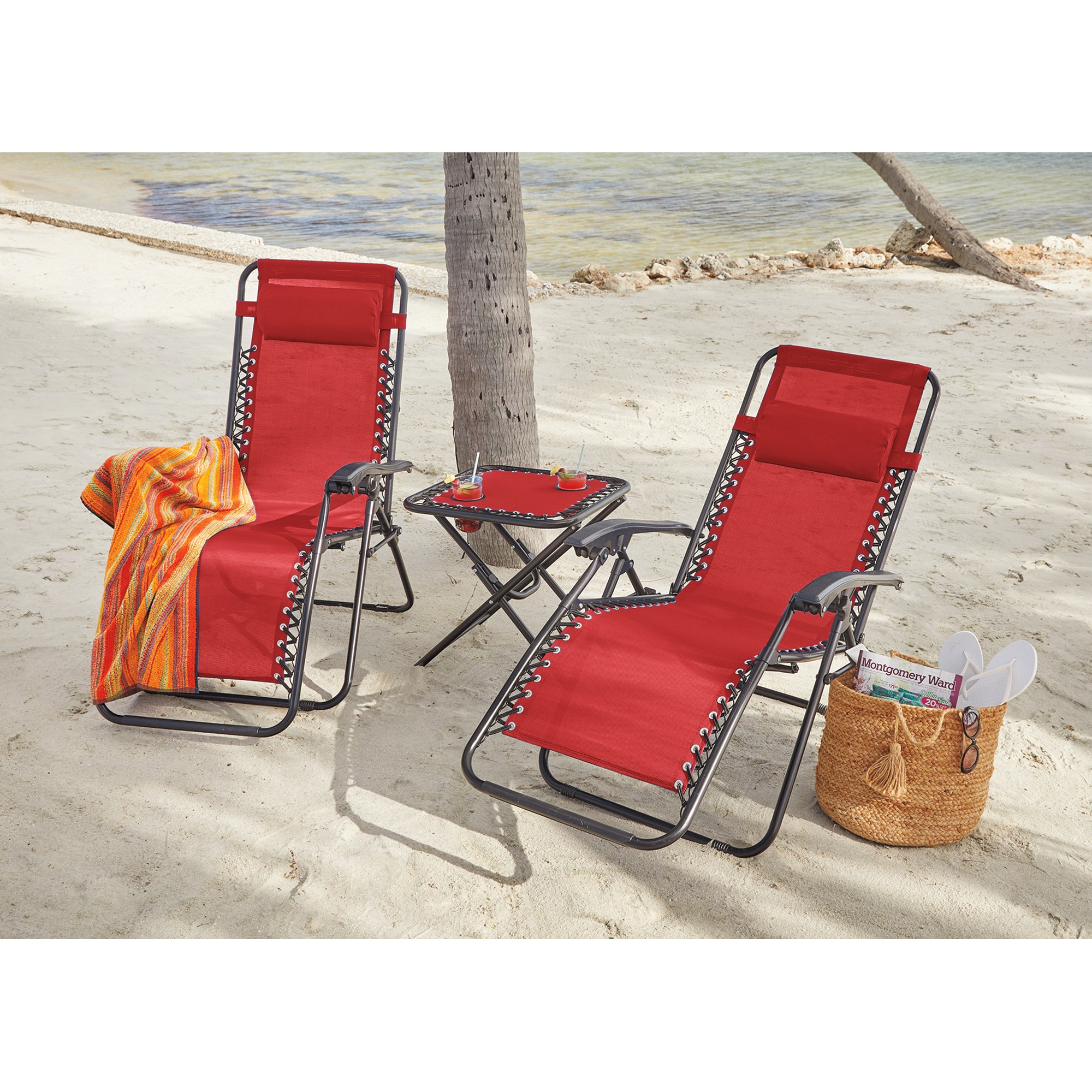 3-Piece Outdoor Lounge Set 4 3-Piece Outdoor Lounge Set