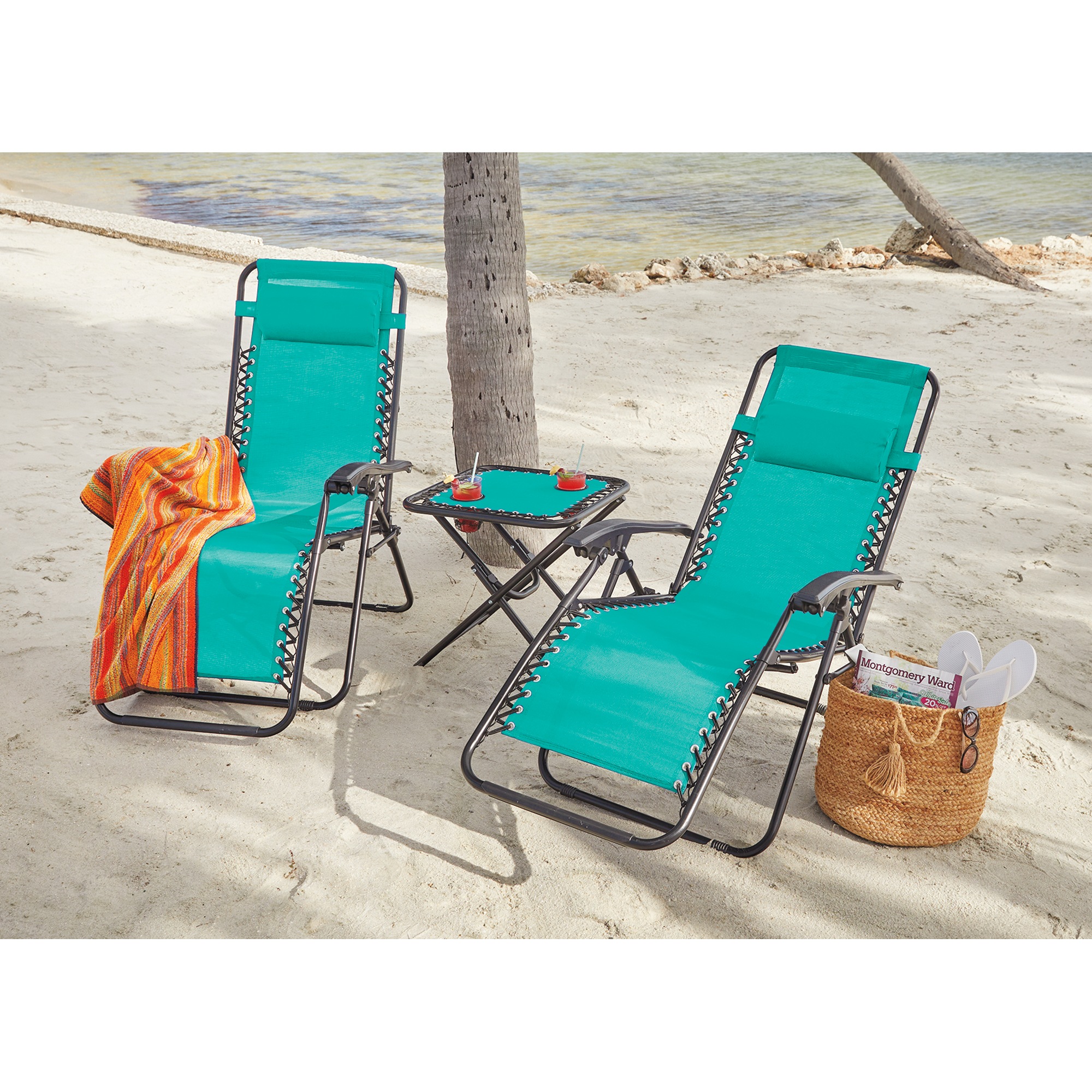 3-Piece Outdoor Lounge Set 5 3-Piece Outdoor Lounge Set