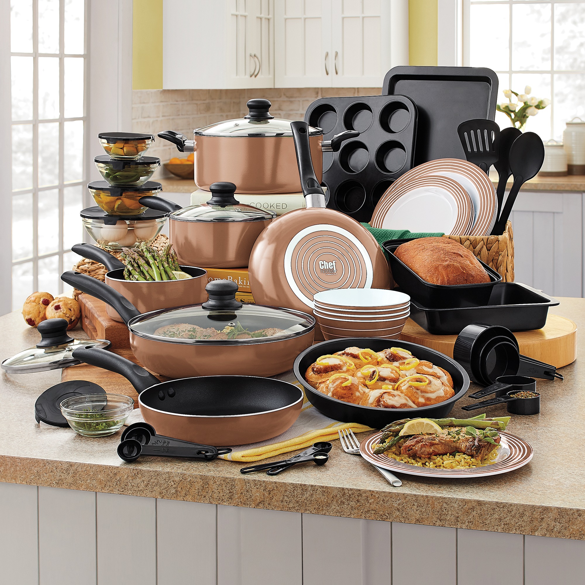 Chef Tested 50-Piece Mega Kitchen Set by Wards 30 Chef Tested 50-Piece Mega Kitchen Set by Wards