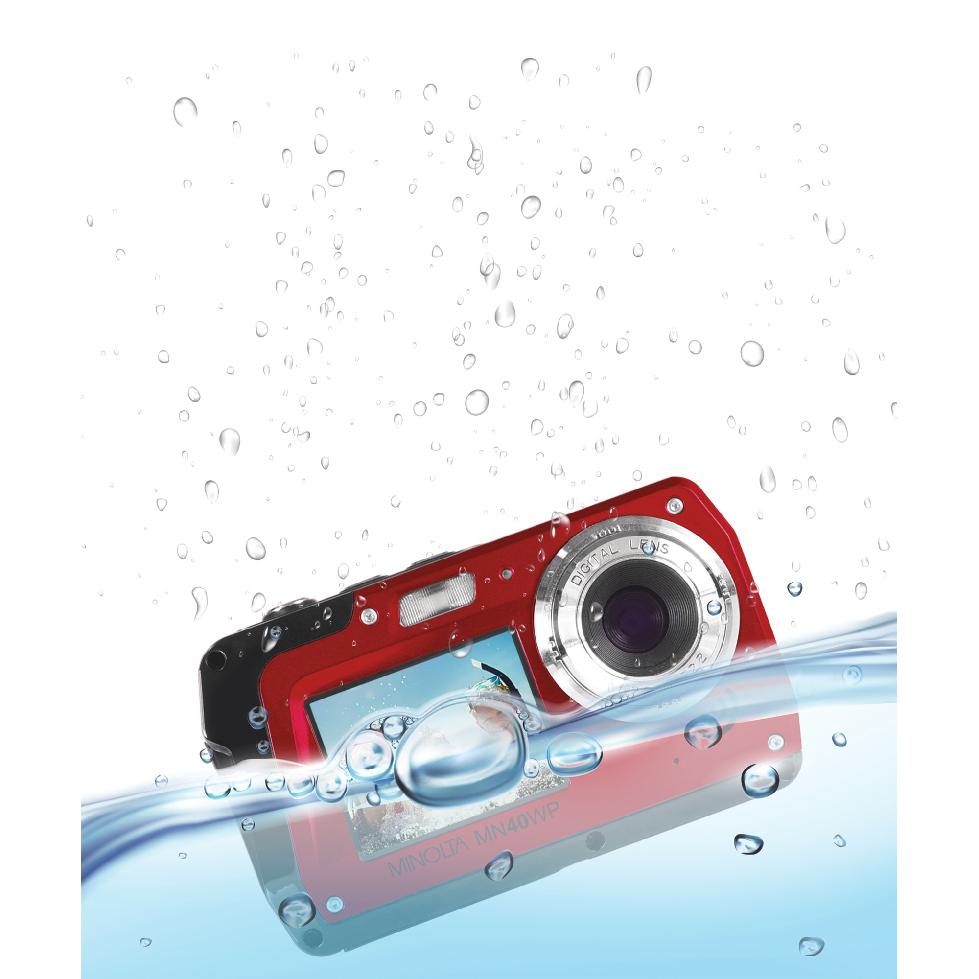 Minolta Dual-Screen Waterproof Digital Camera 4 Minolta Dual-Screen Waterproof Digital Camera