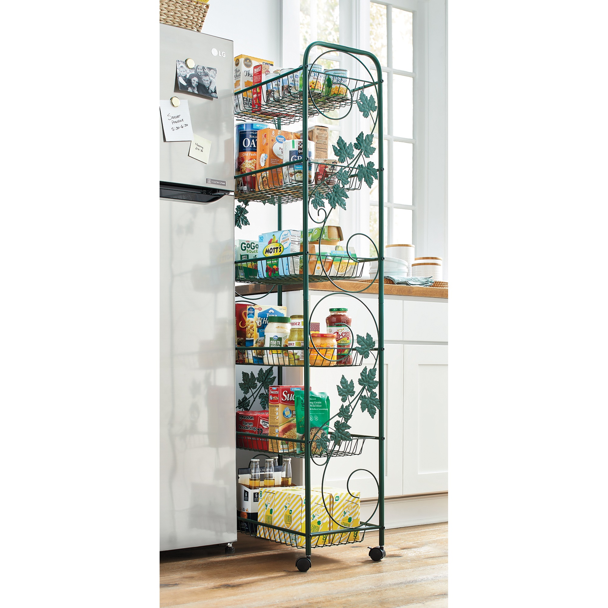 Ginnyâs Leafy-Scroll Mobile Storage Tower