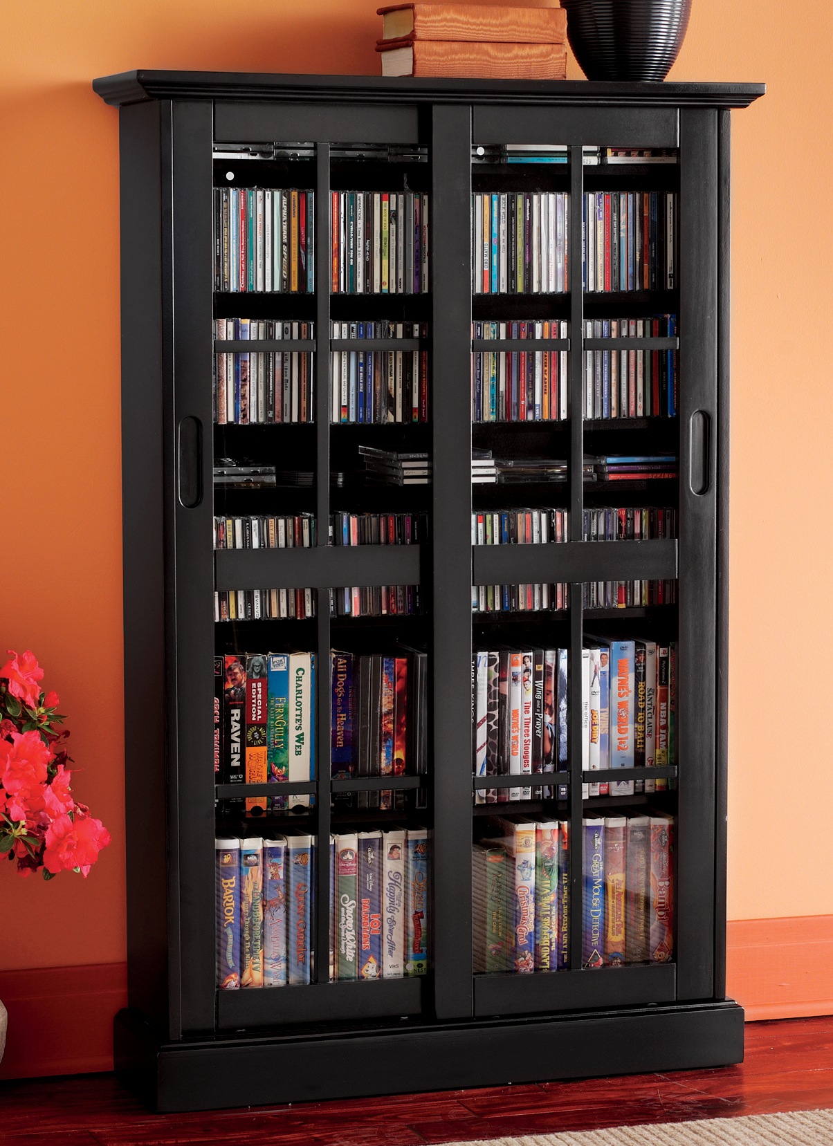 Merrick Sliding-Door Media Cabinet