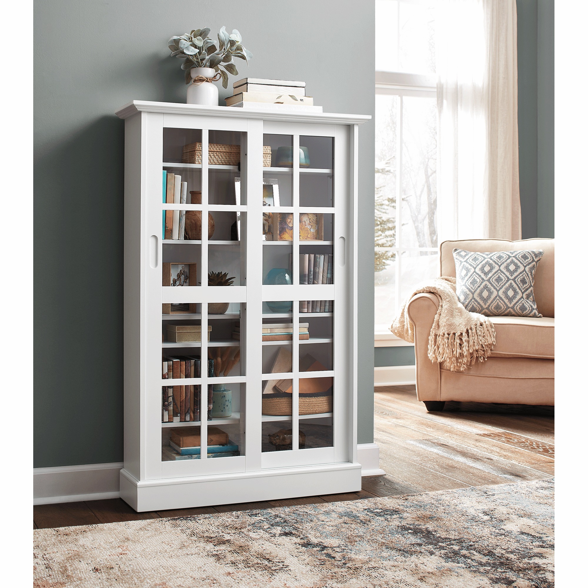 Merrick Sliding-Door Media Cabinet 4 Merrick Sliding-Door Media Cabinet