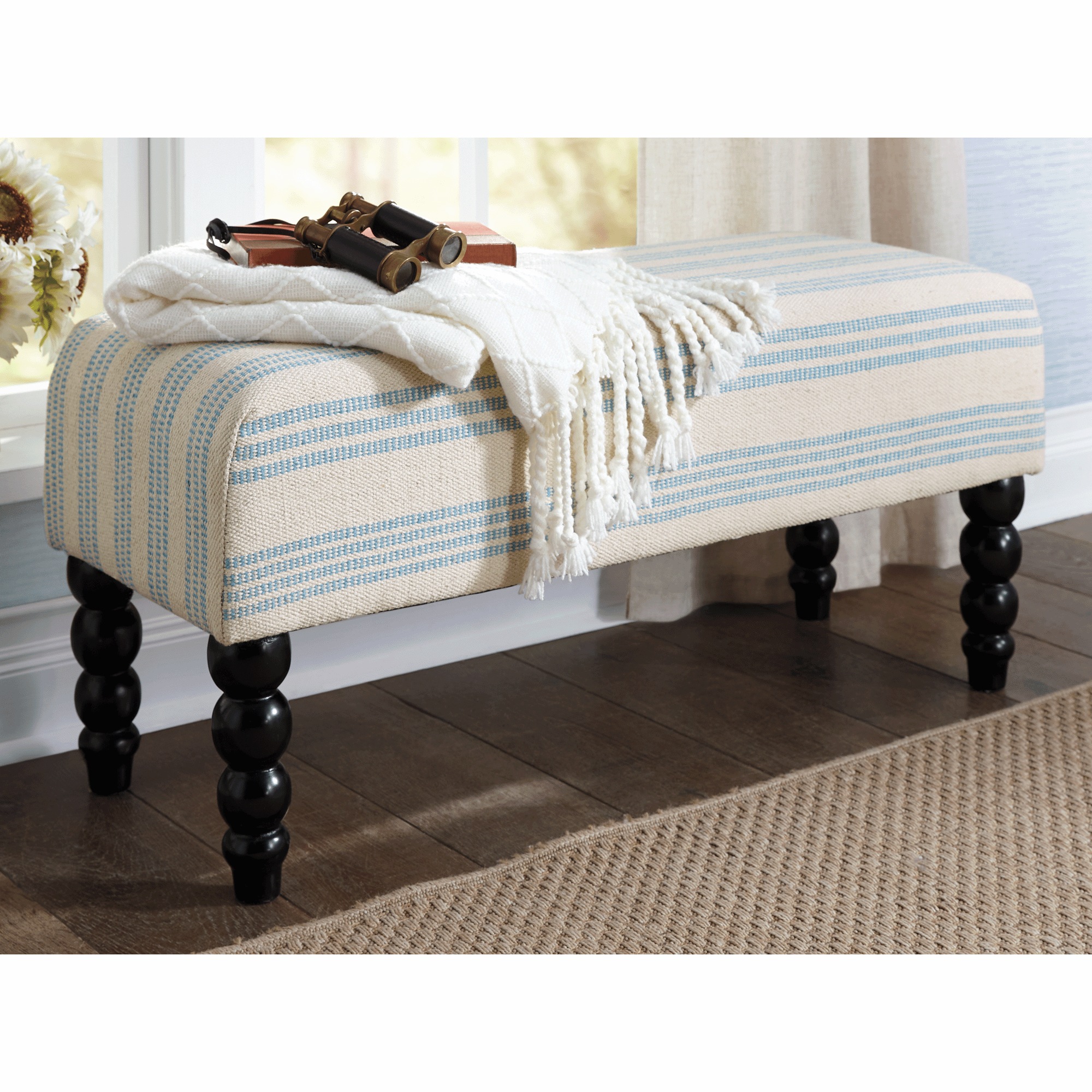 Balen Striped Bench
