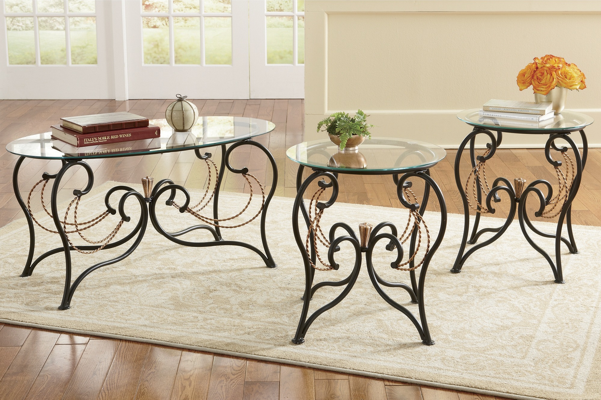 Apollinia 3-Piece Table Set