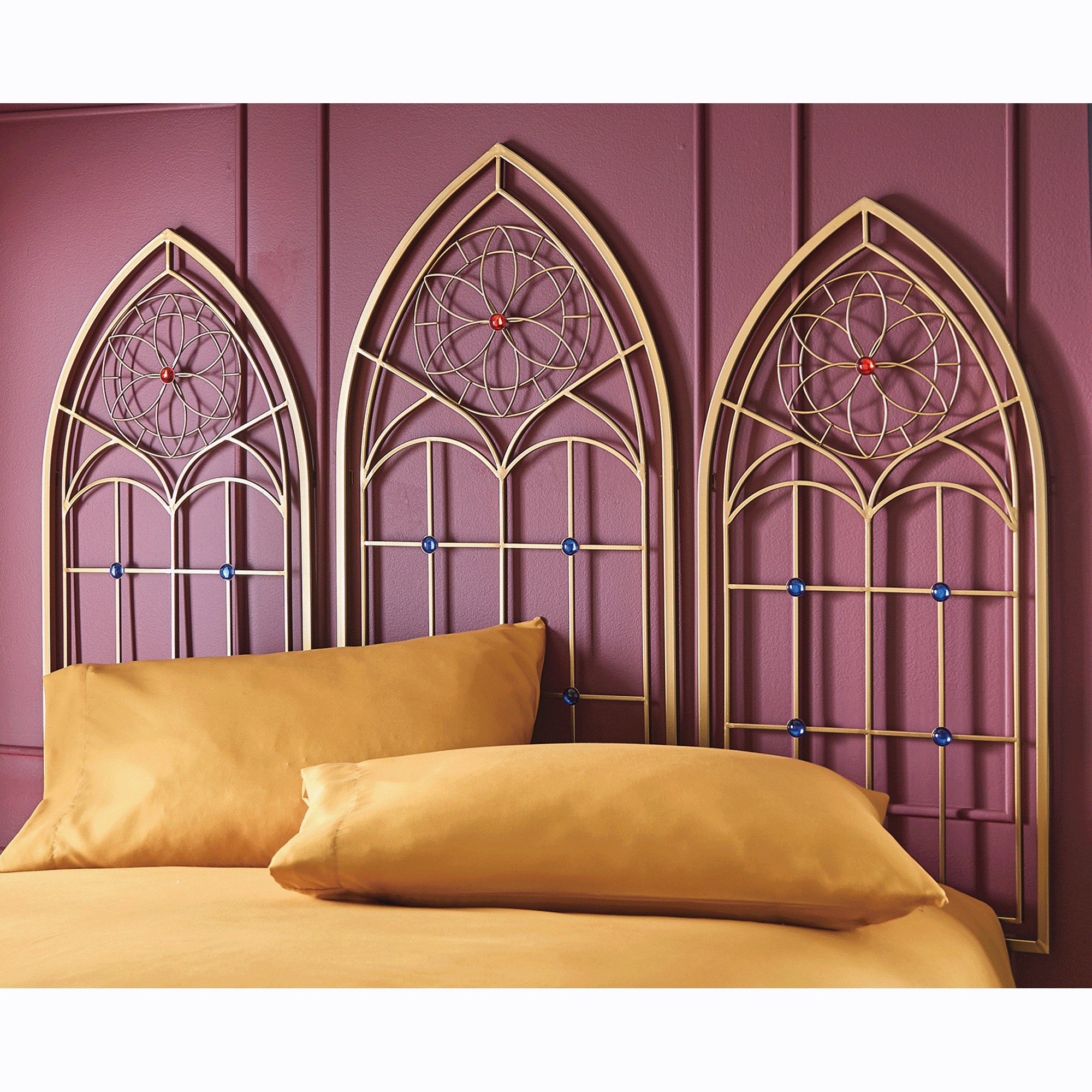 Set of 3 Cathedral Queen/King Headboard Panels
