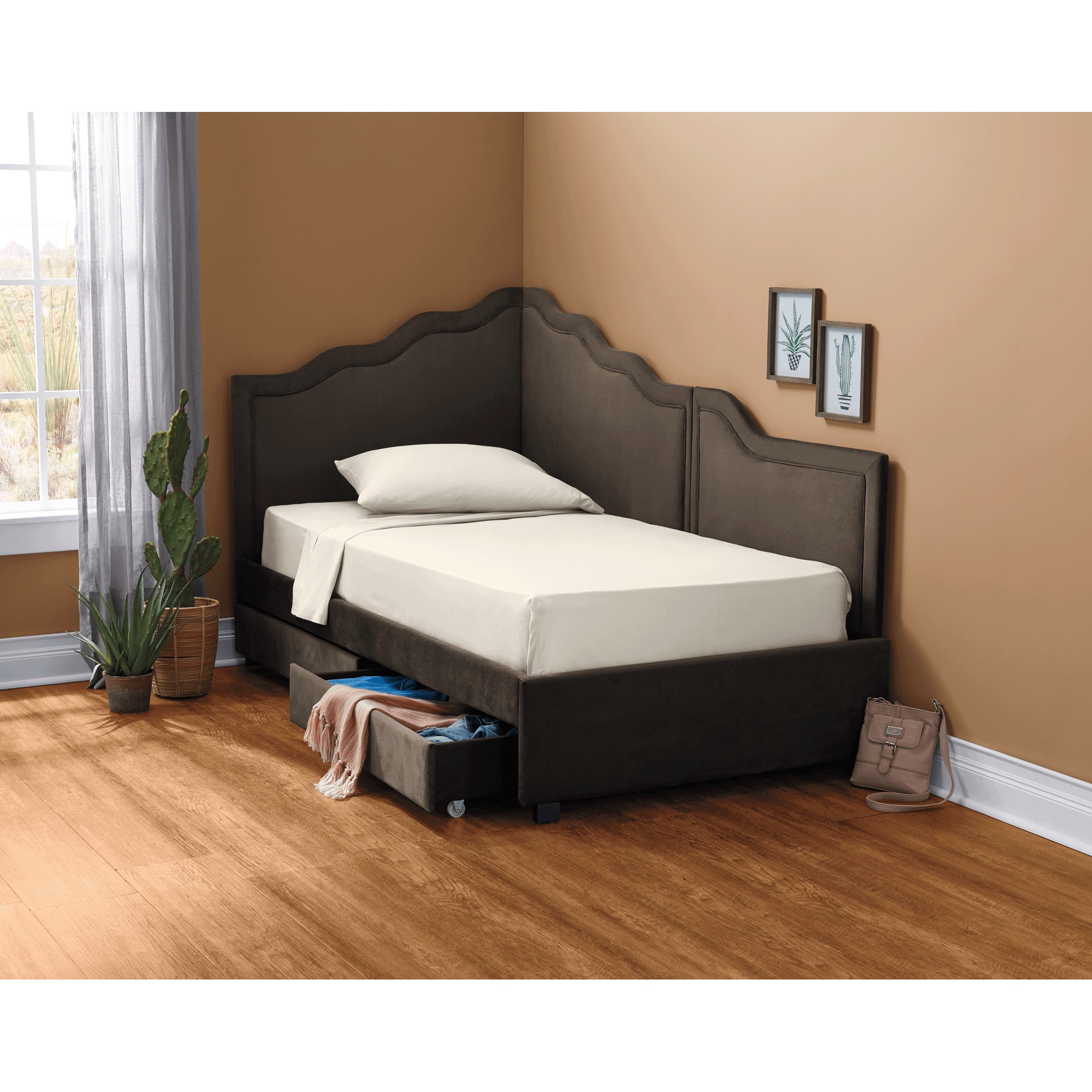 Corner Storage Bed