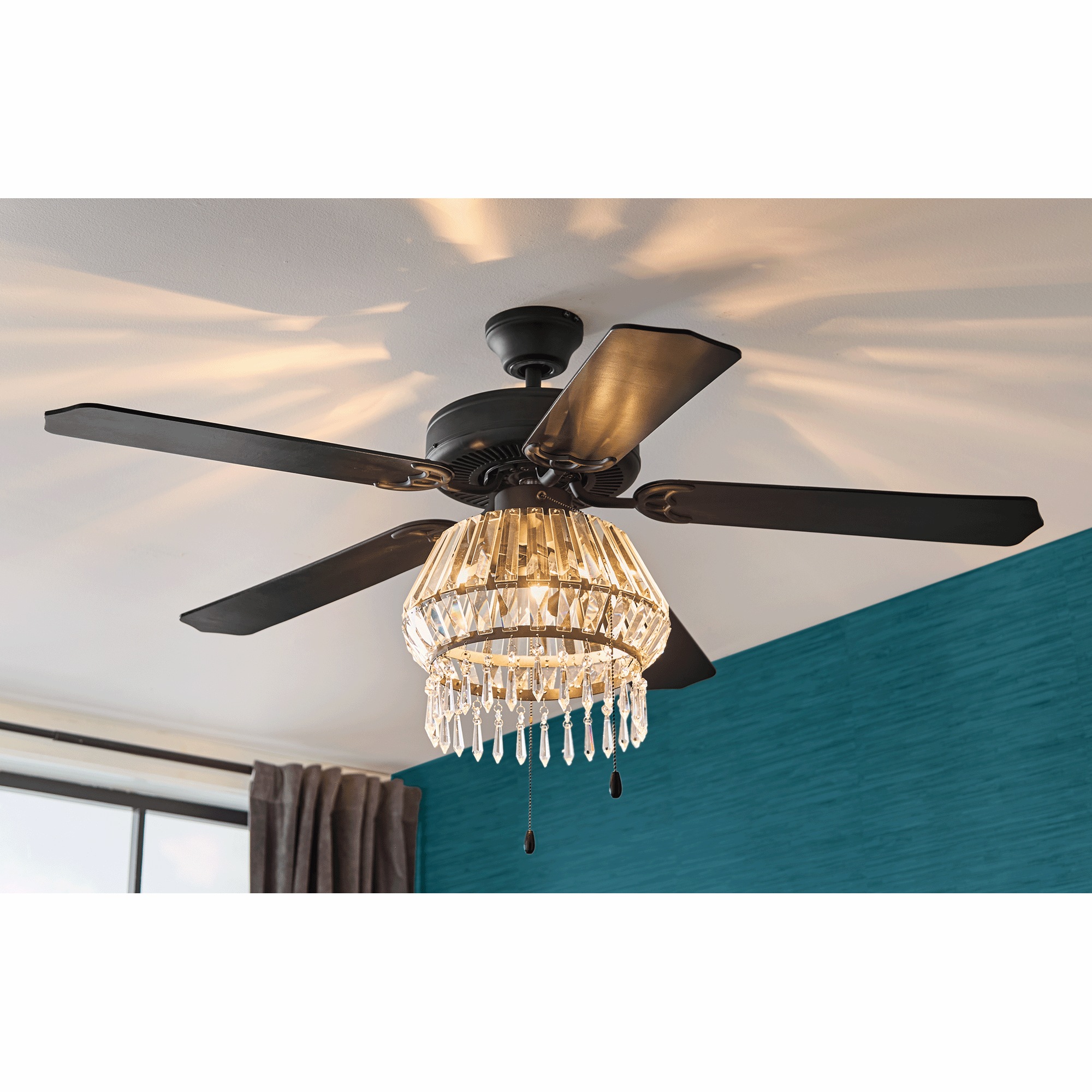 Crystal Ceiling Fan
