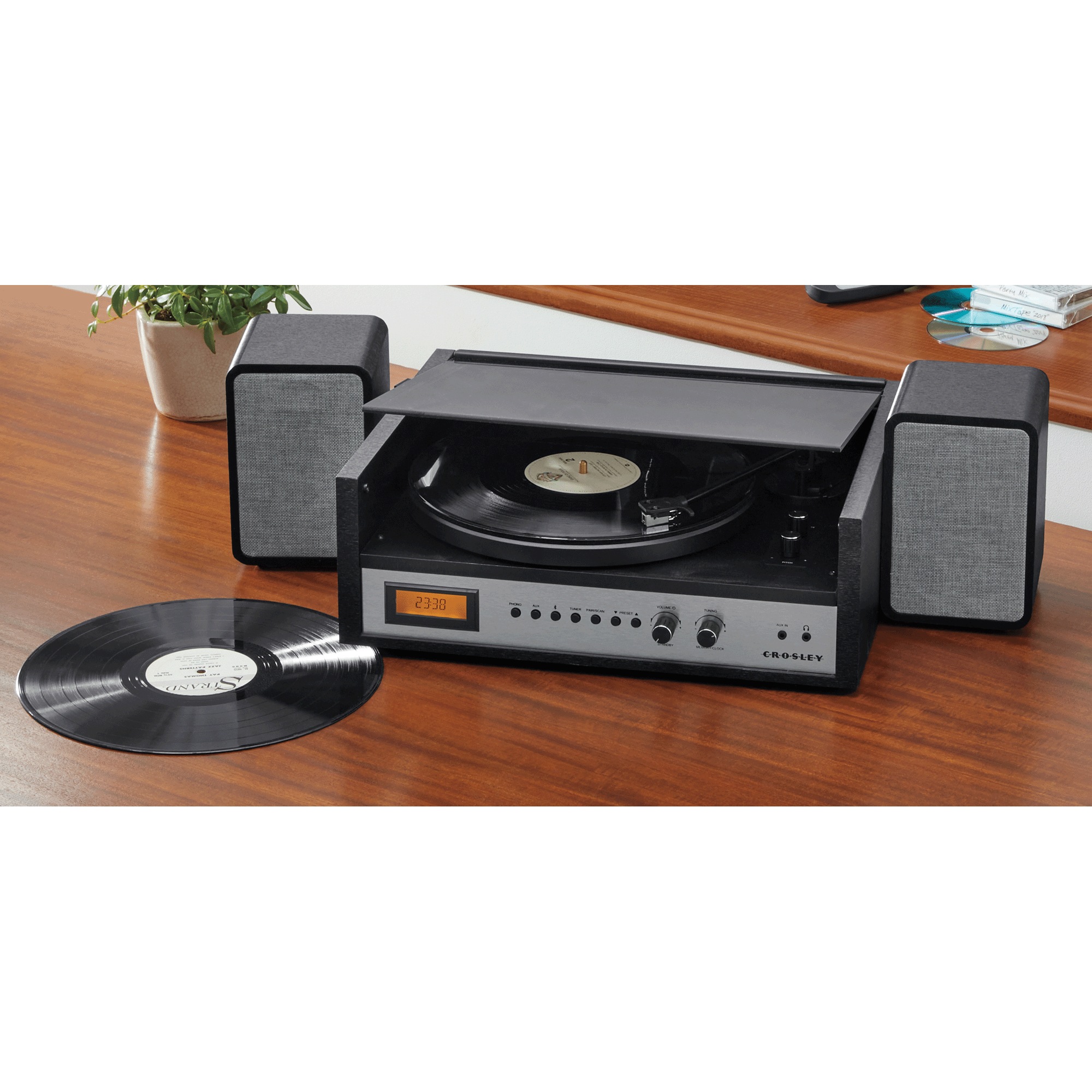 Crosley Coda Record Player with Speakers