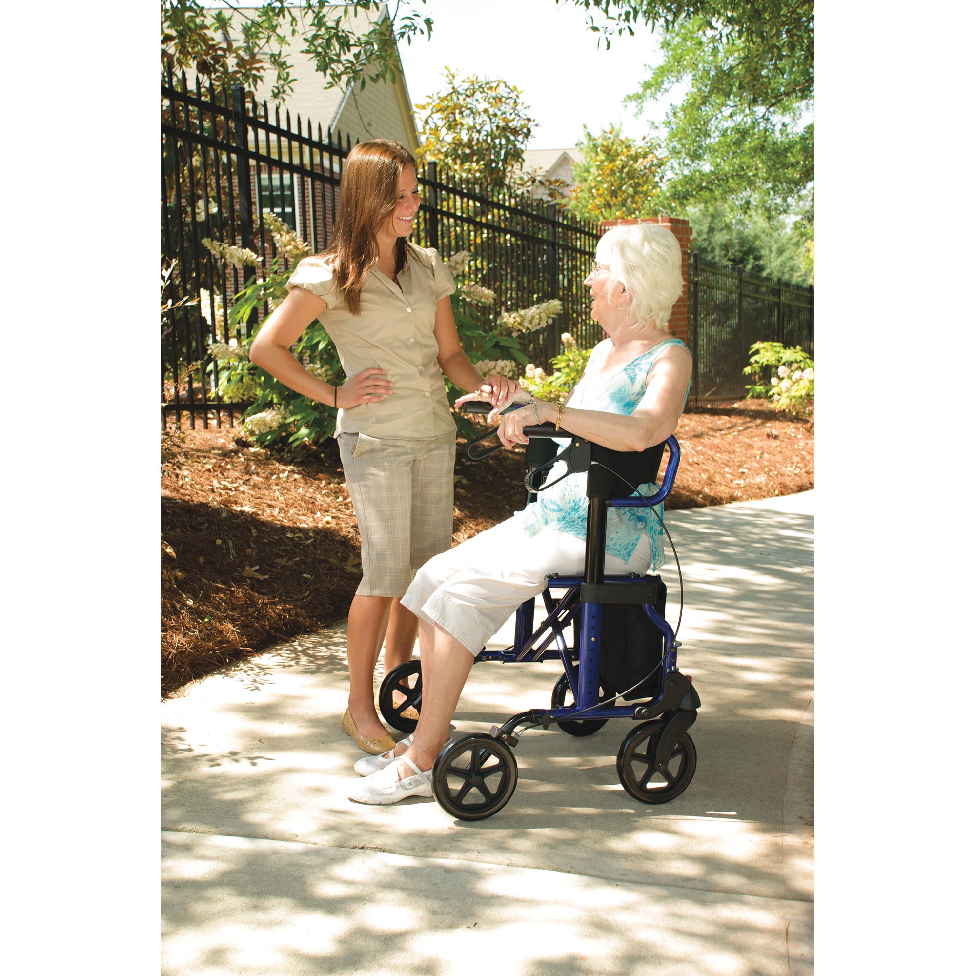 Lumex Hybrid LX Rollator Transport Chair 14 Lumex Hybrid LX Rollator Transport Chair