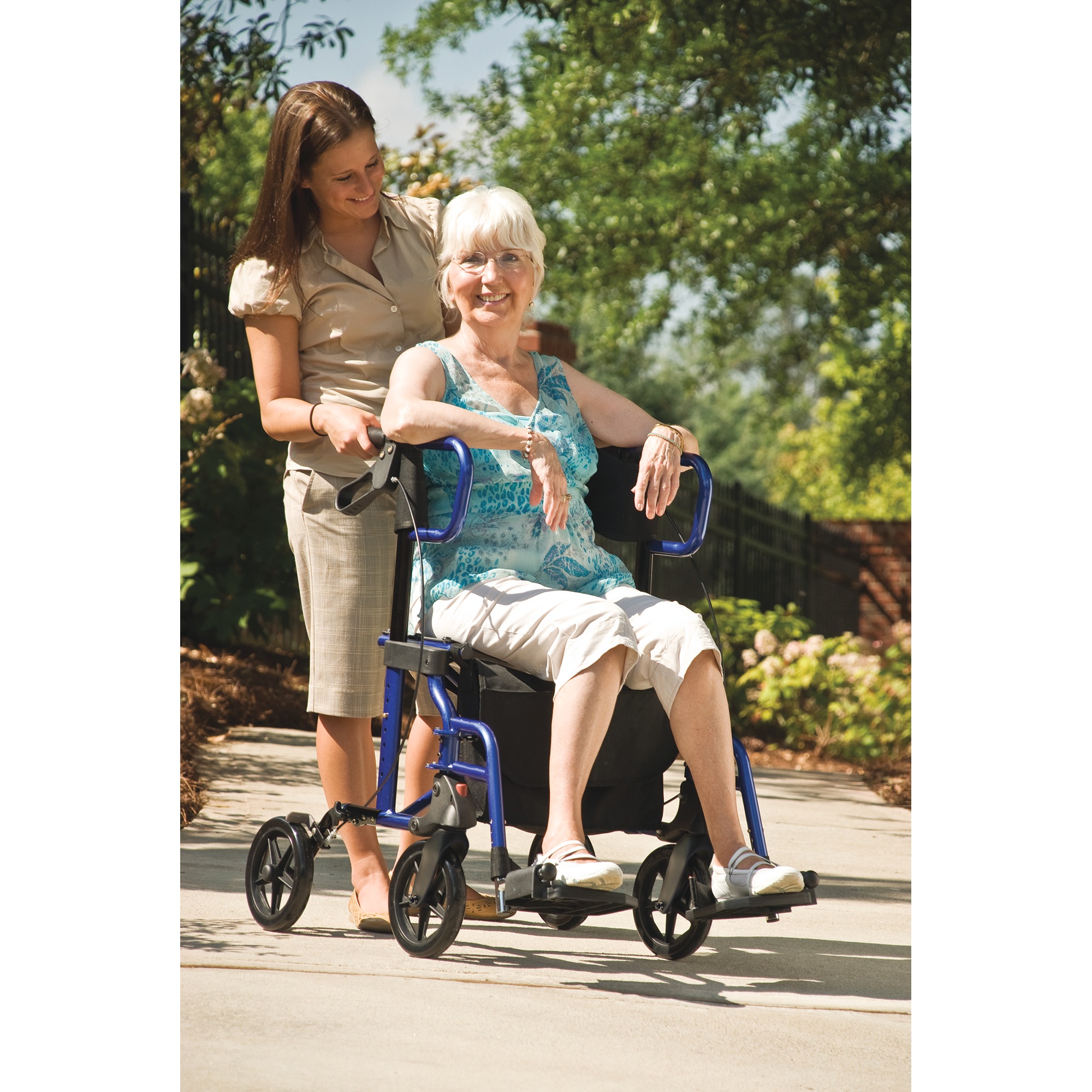 Lumex Hybrid LX Rollator Transport Chair 15 Lumex Hybrid LX Rollator Transport Chair