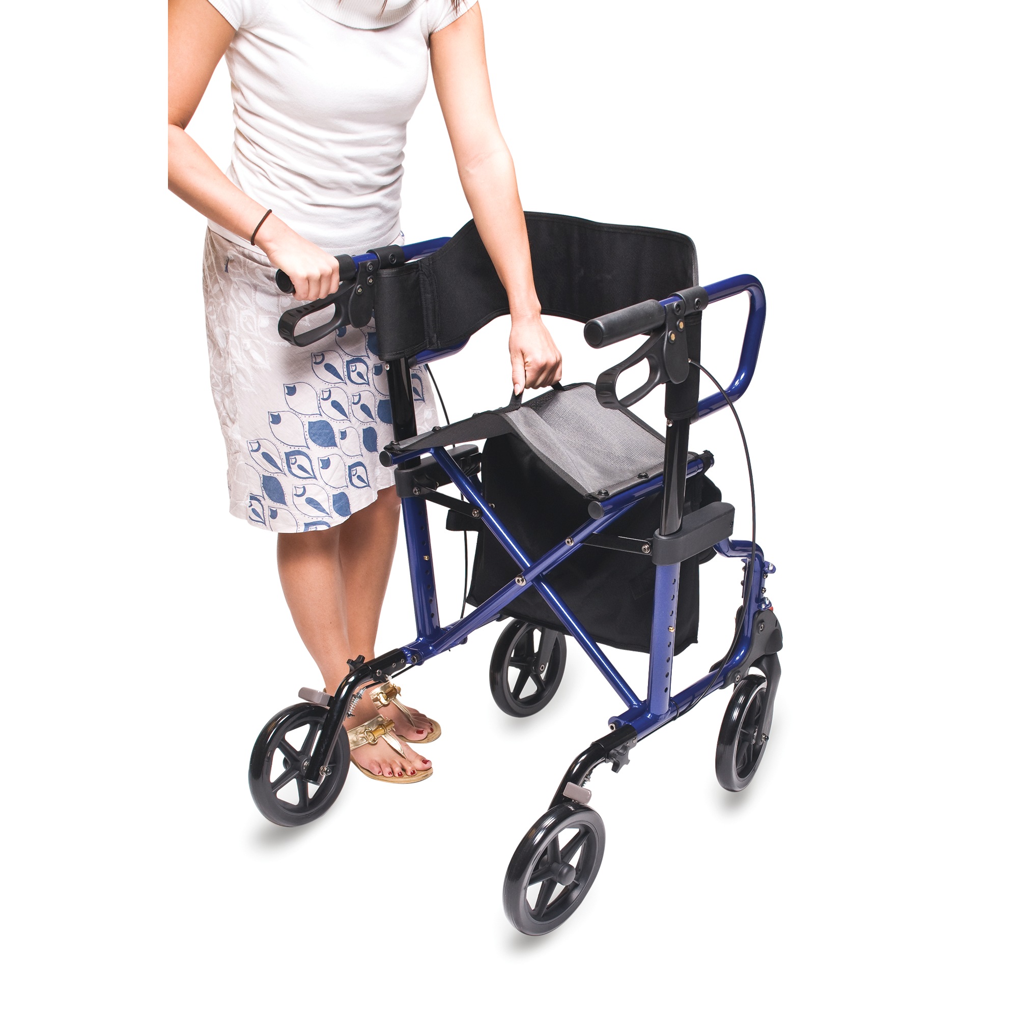 Lumex Hybrid LX Rollator Transport Chair 6 Lumex Hybrid LX Rollator Transport Chair