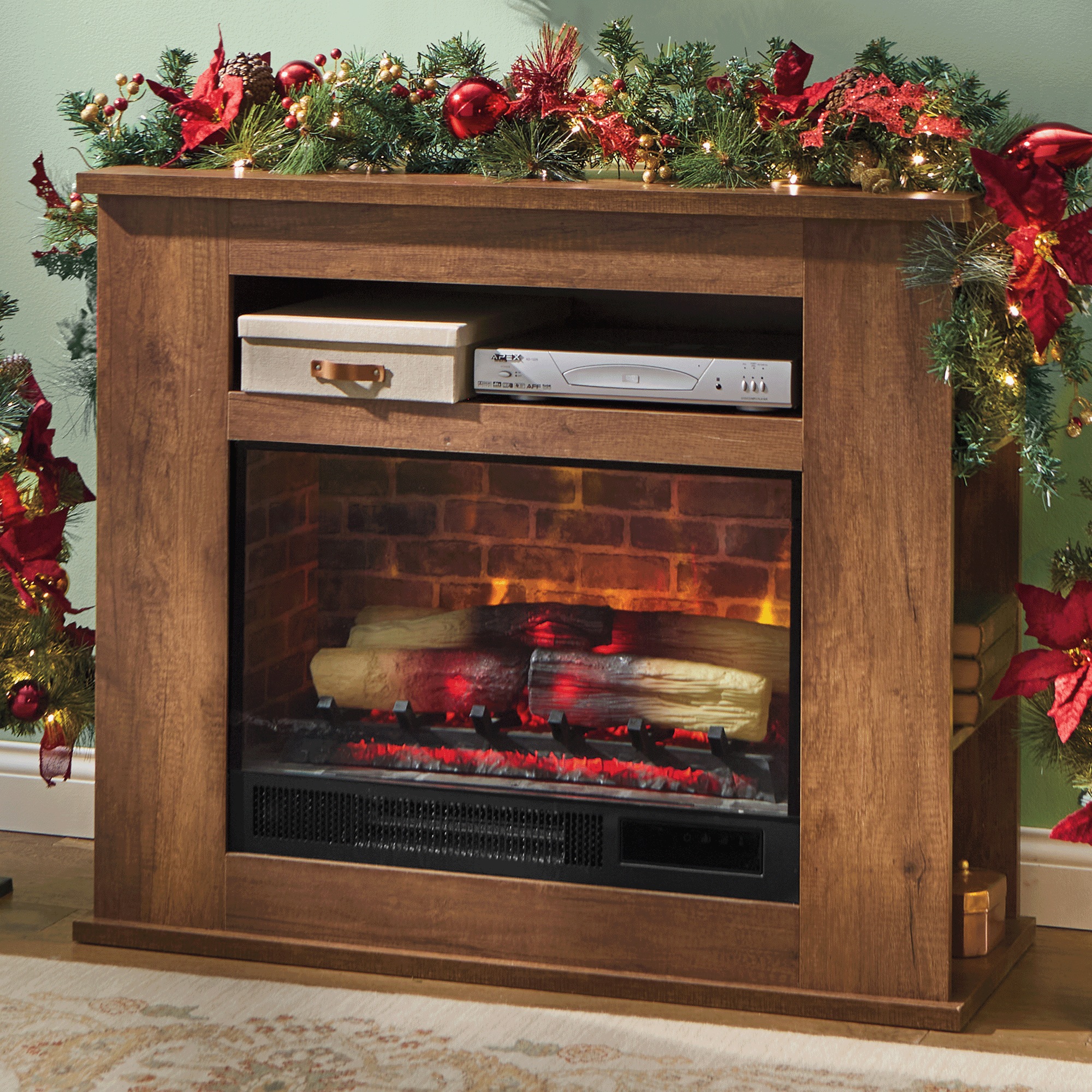 Side-Storage Fireplace