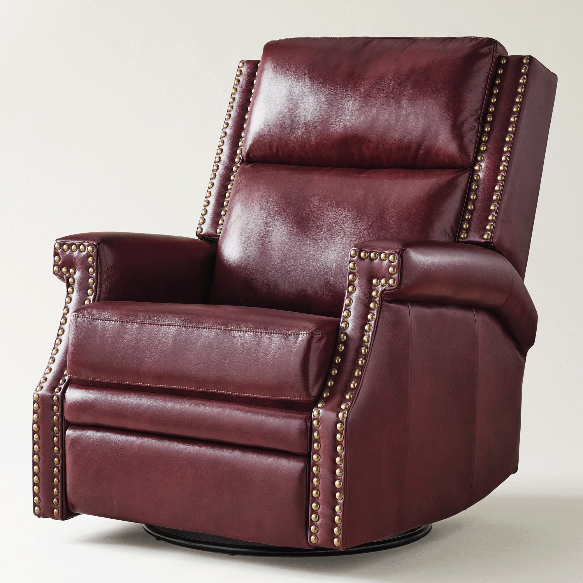 Nailhead Swivel Rocker Recliner 3 Nailhead Swivel Rocker Recliner