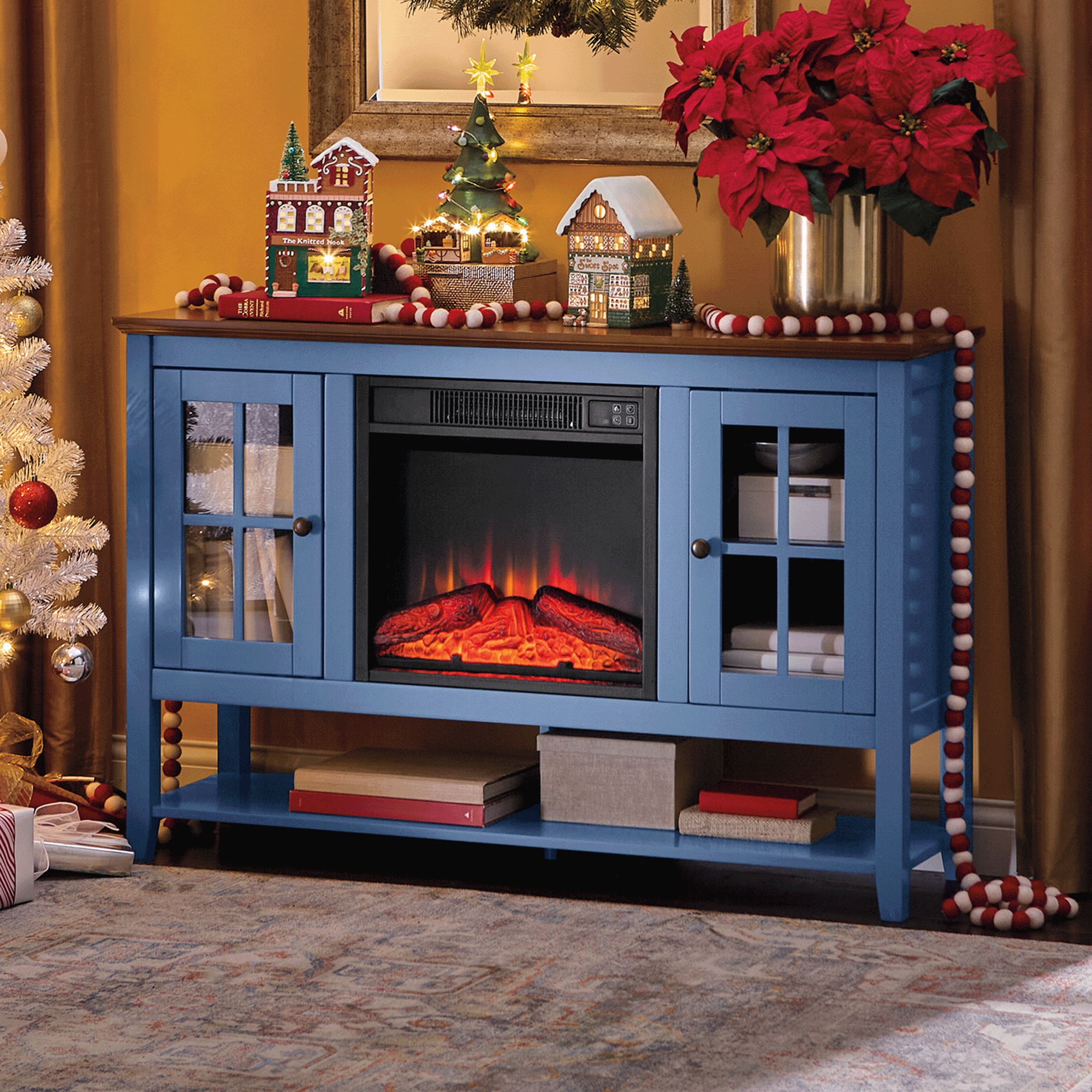 Lorenzo Console Fireplace