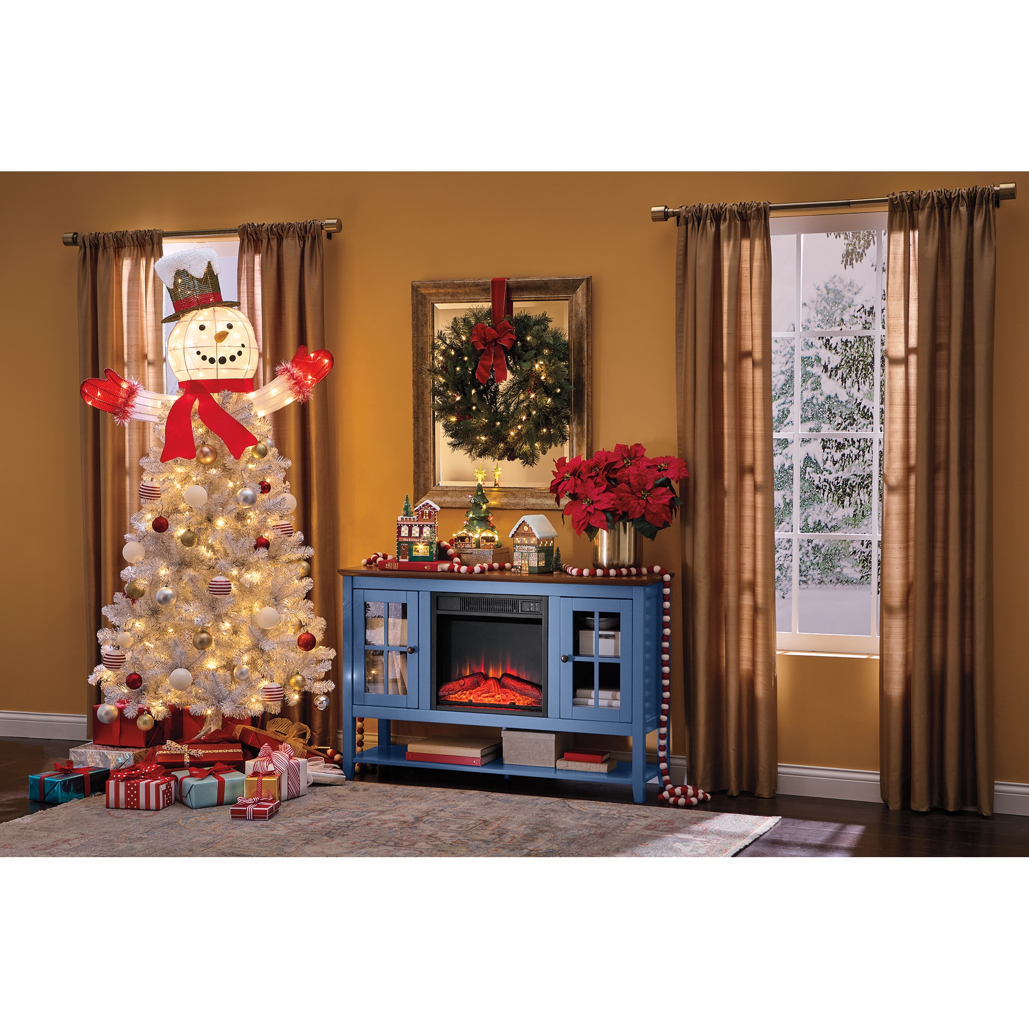 Lorenzo Console Fireplace