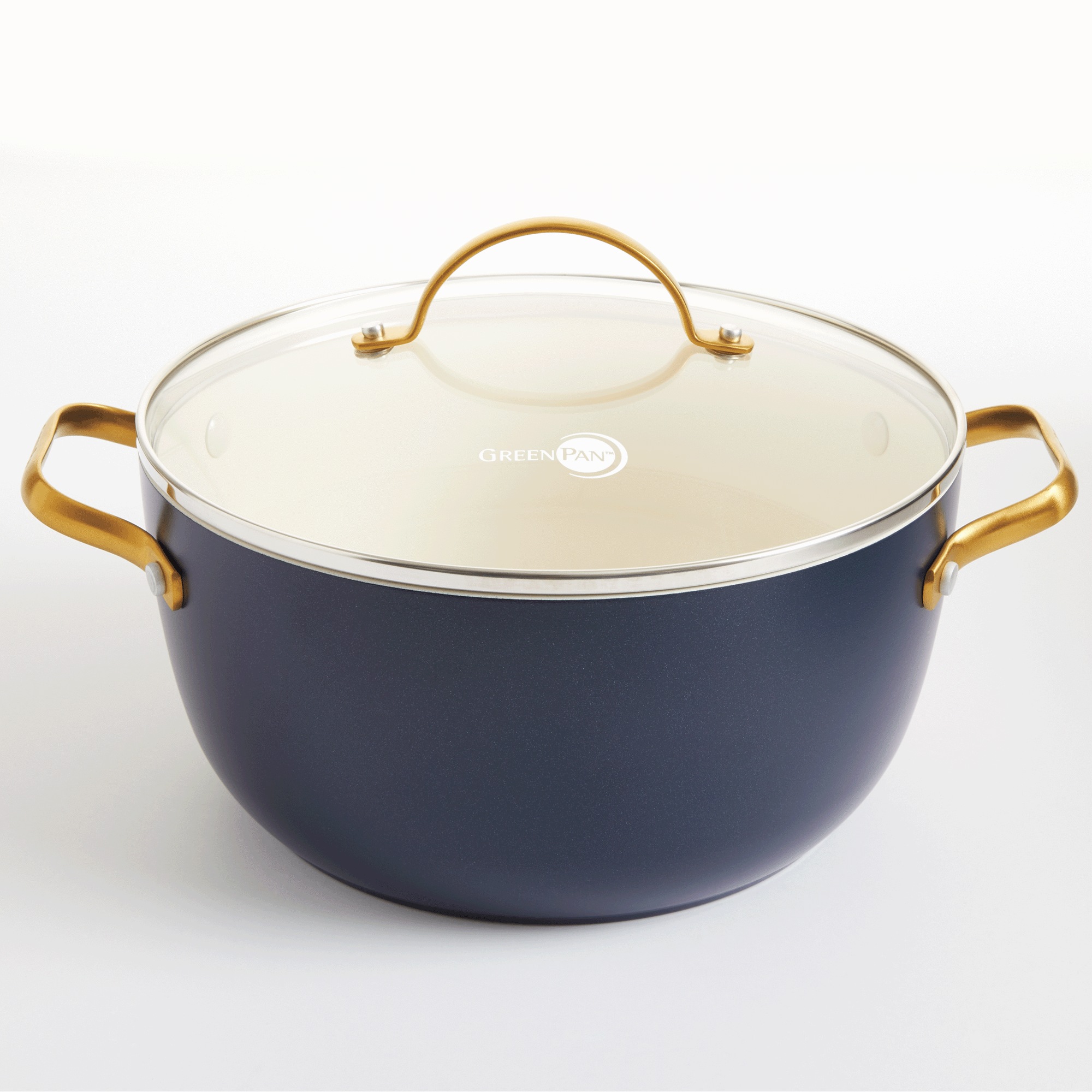 Green Pan Reserve 10-Piece Ceramic Hard-Anodized Cookware Set 3 Green Pan Reserve 10-Piece Ceramic Hard-Anodized Cookware Set