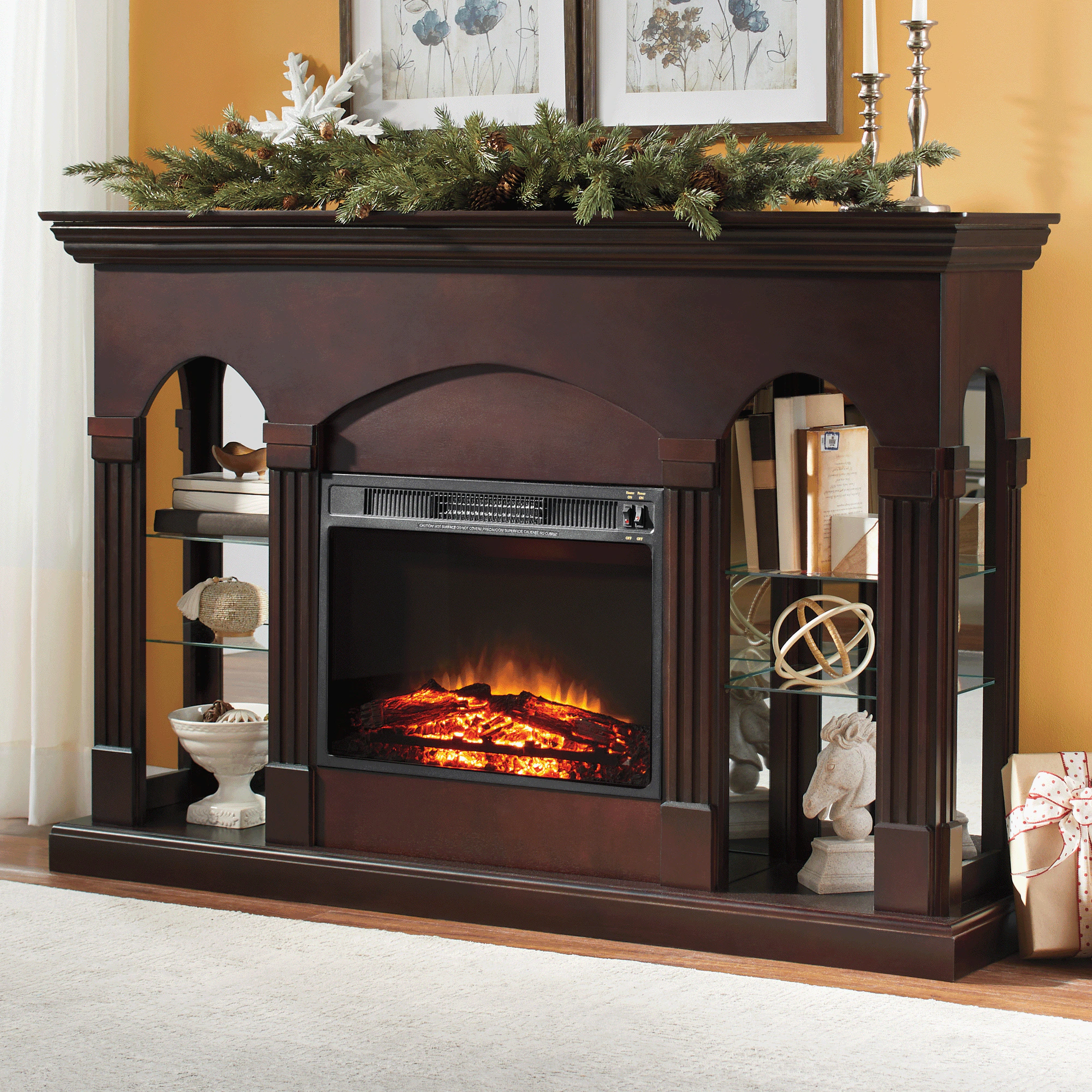 Media/Curio Fireplace
