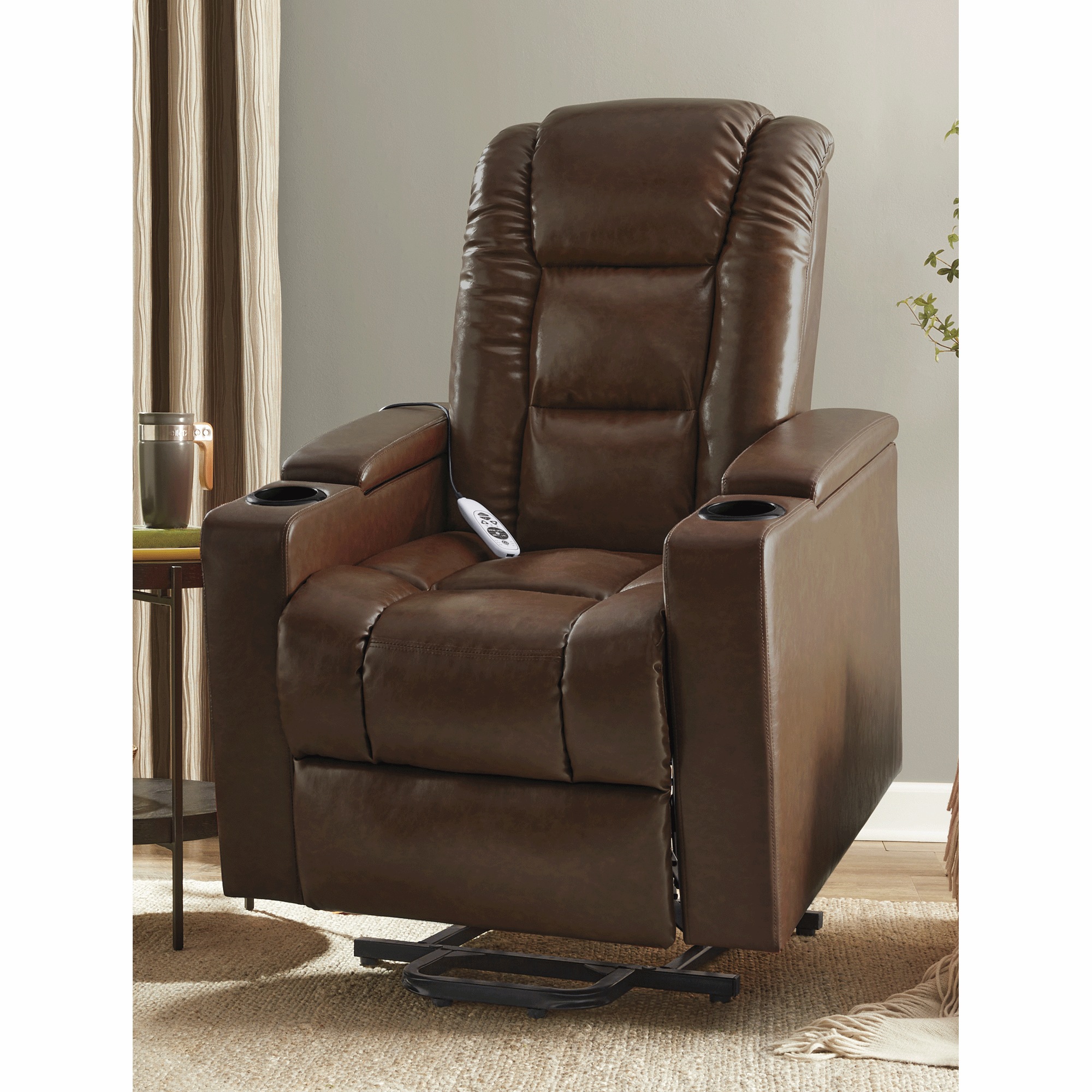 Heat and Massage Lift Recliner with Cupholders 3 Heat and Massage Lift Recliner with Cupholders
