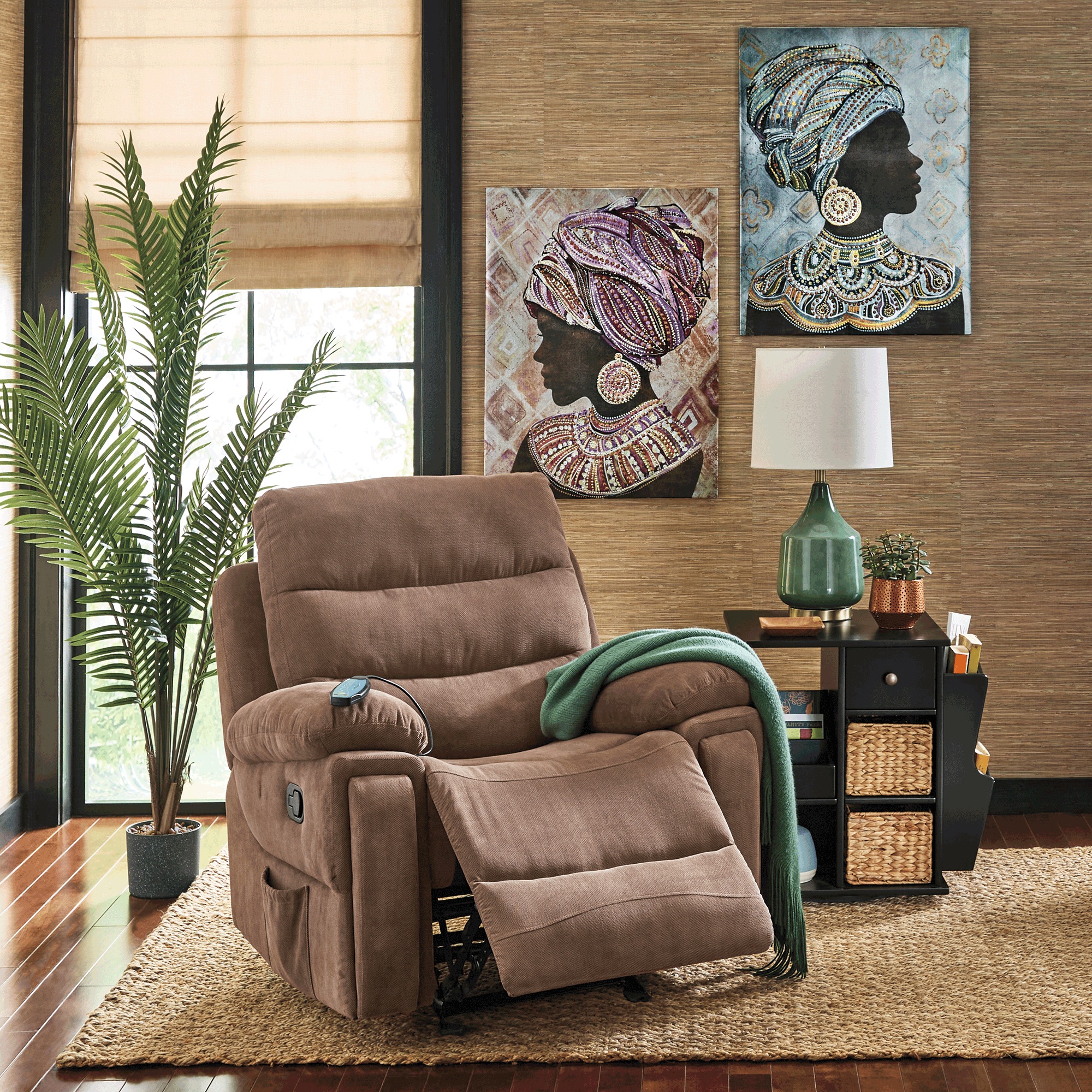 Rocking Recliner with Massage and Heat