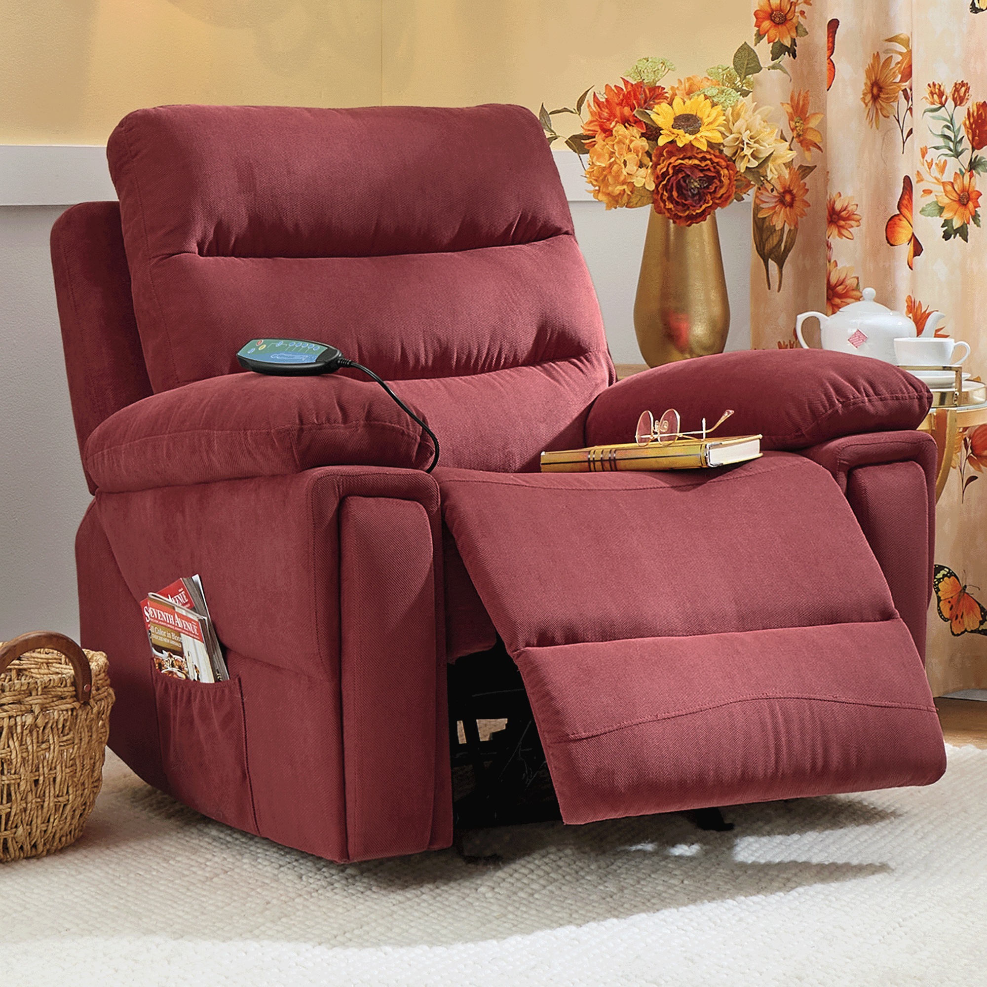 Rocking Recliner with Massage and Heat 3 Rocking Recliner with Massage and Heat