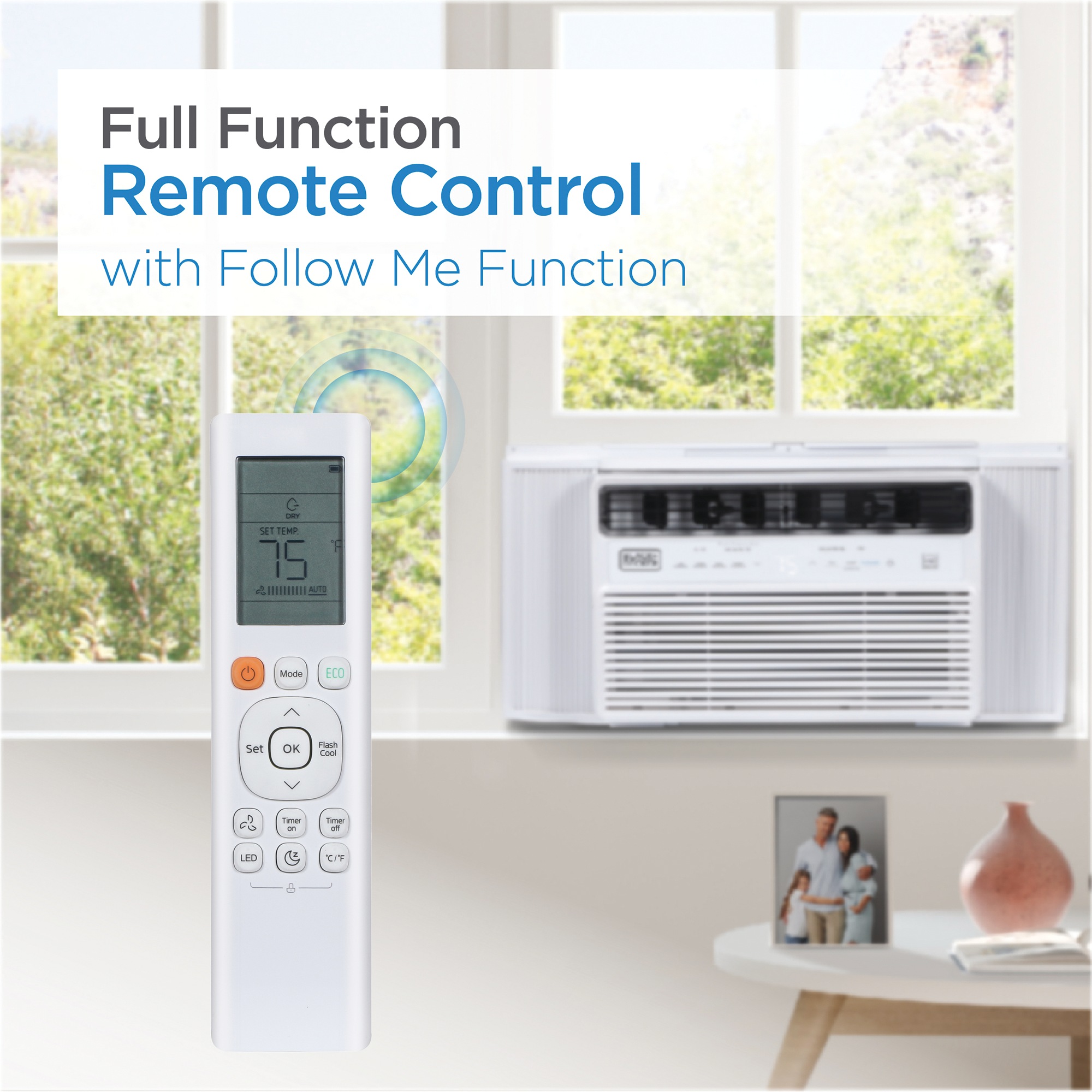 BLACK+DECKER 12000 BTU Window Air Conditioner with Inverter Technology