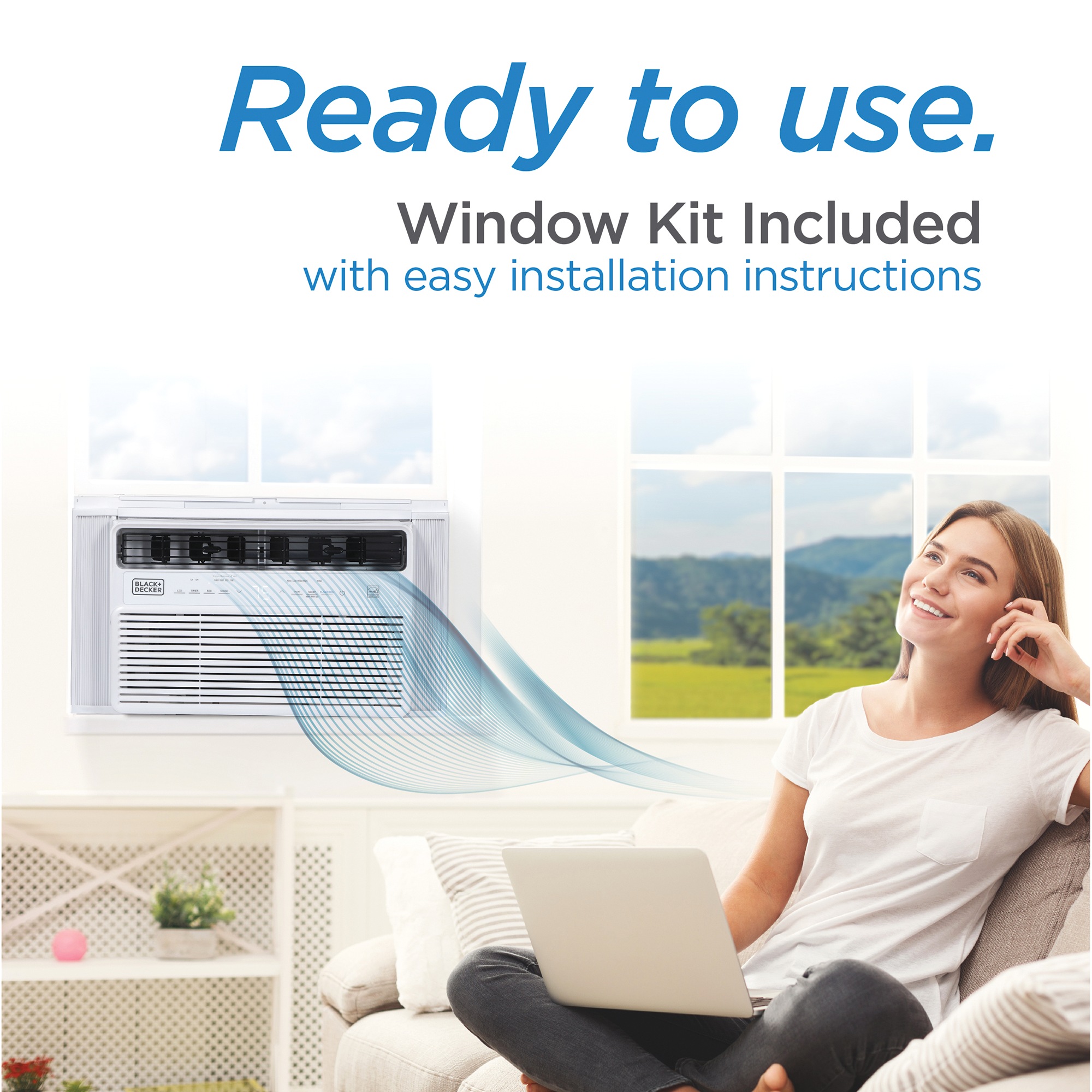 BLACK+DECKER 12000 BTU Window Air Conditioner with Inverter Technology 4 BLACK+DECKER 12000 BTU Window Air Conditioner with Inverter Technology