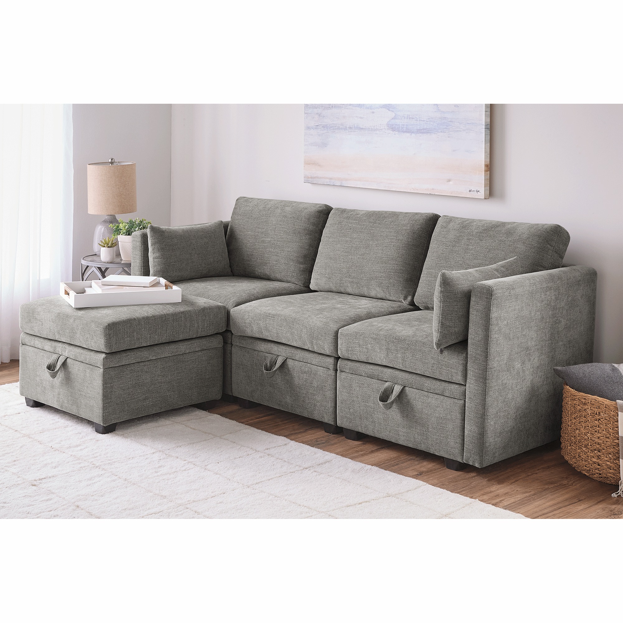 Sectional Sofa with Storage