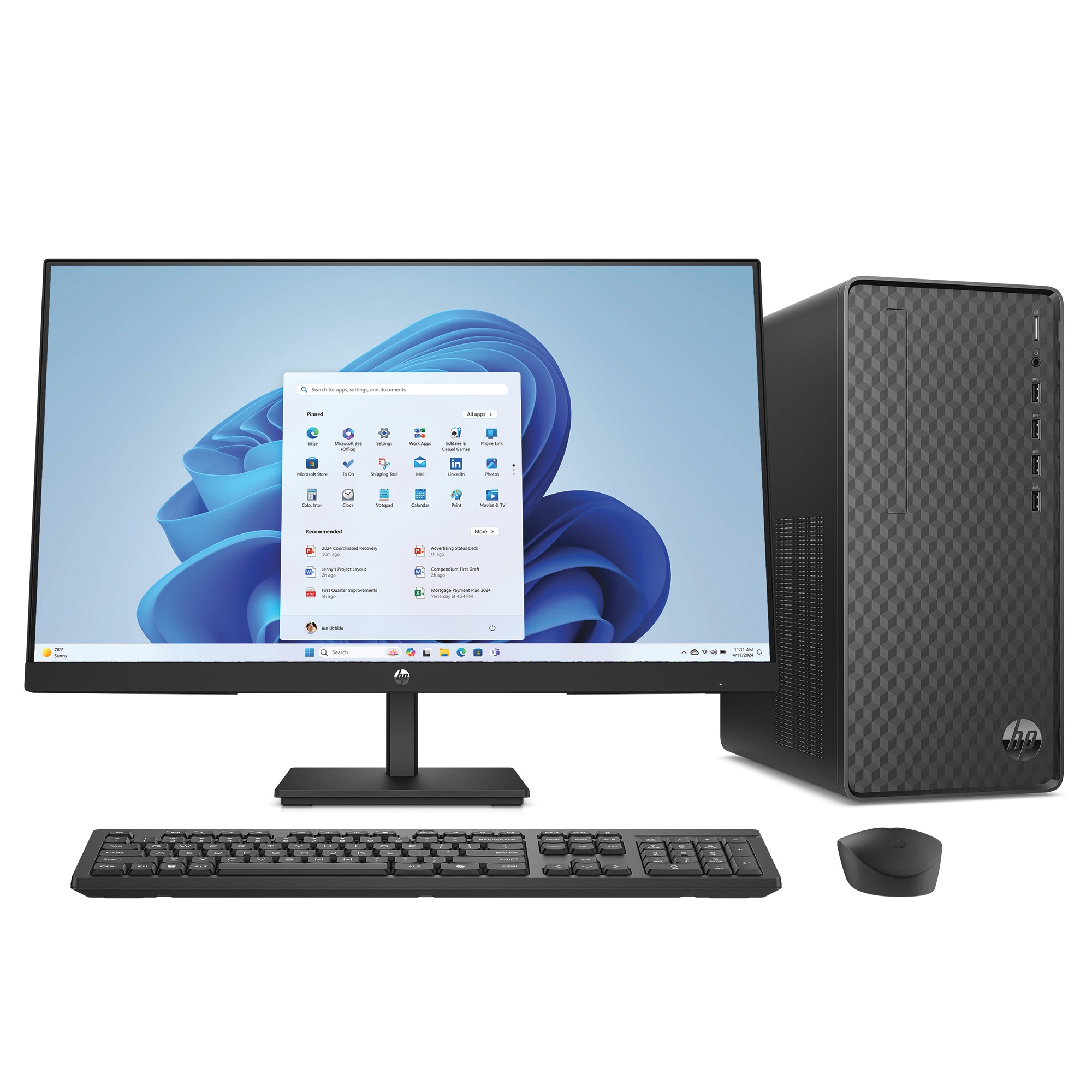 HP Hybrid Gaming Desktop & Monitor Bundle