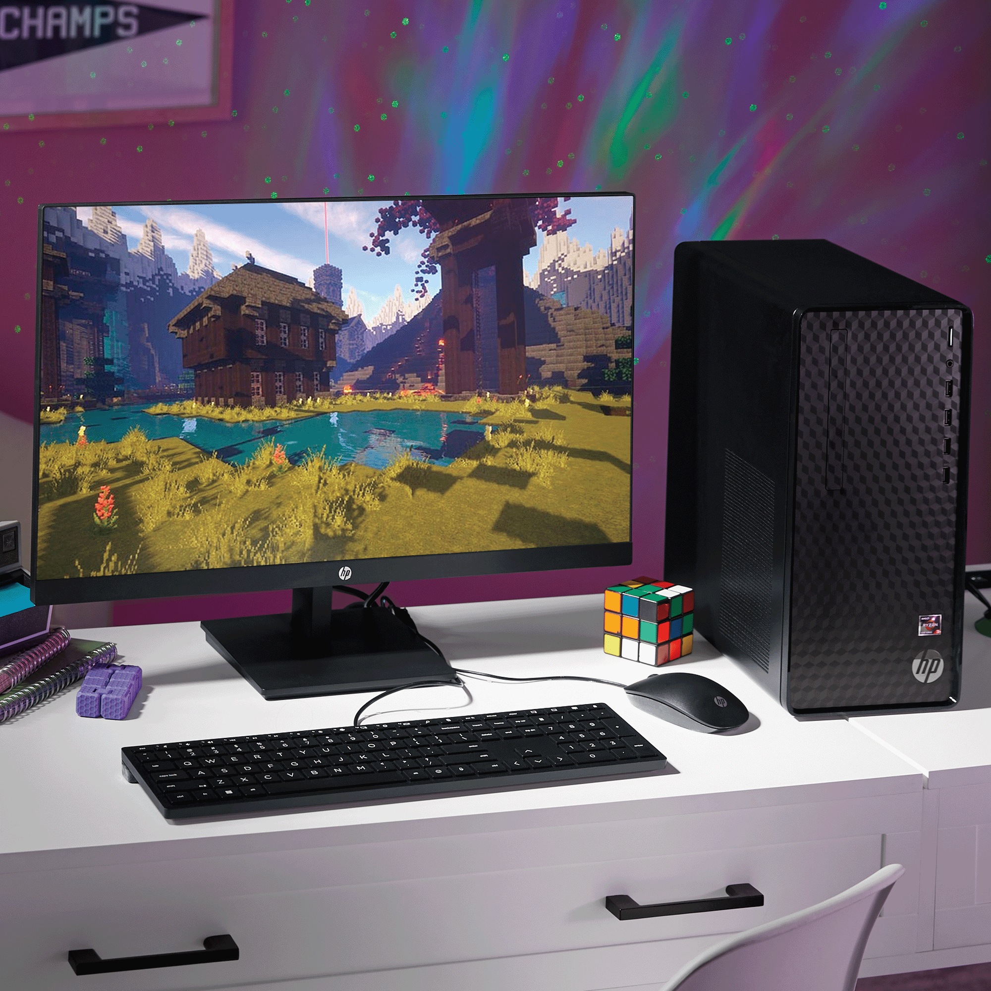 HP Hybrid Gaming Desktop & Monitor Bundle